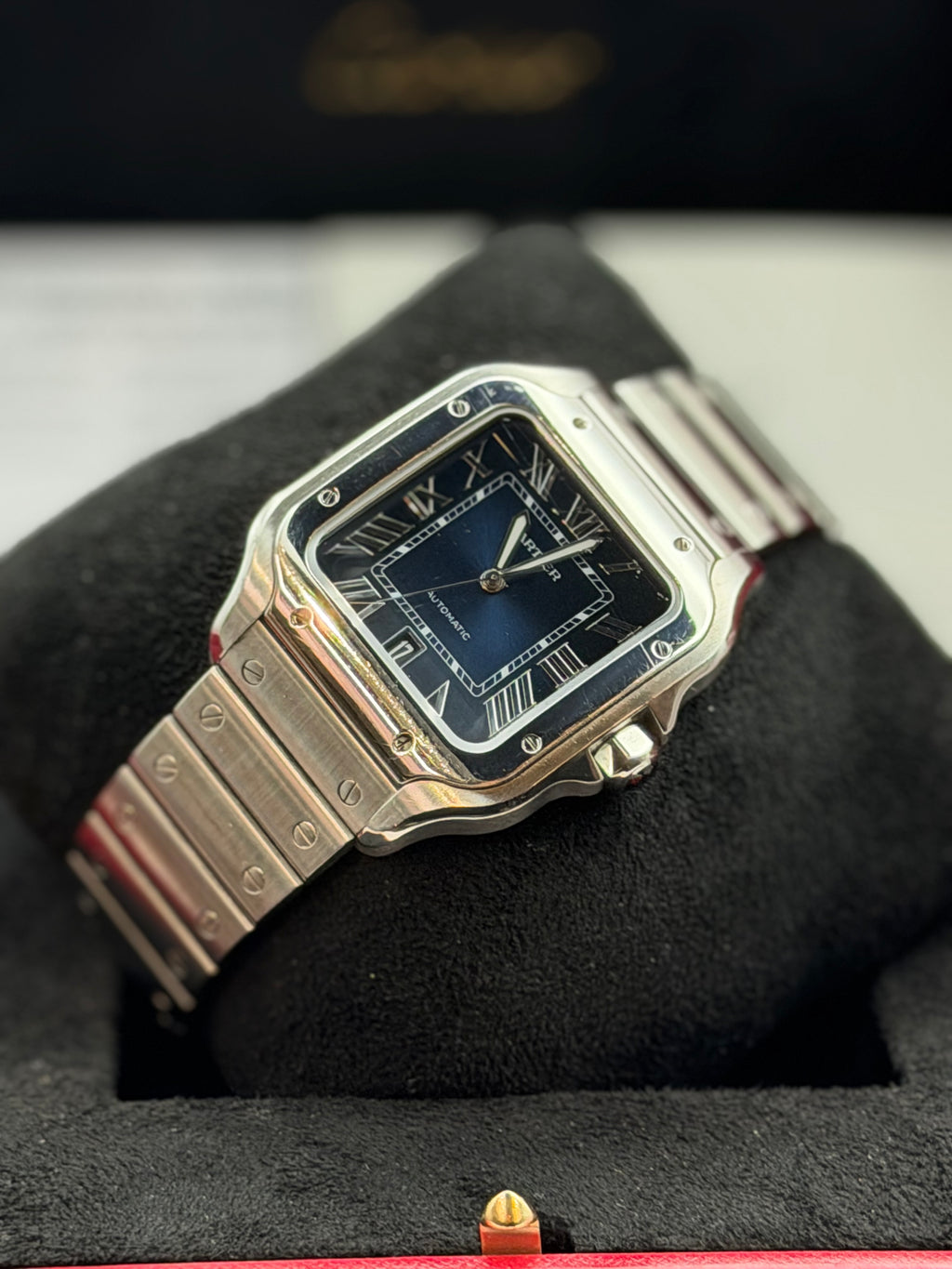 Cartier Santos Ref. WSSA0030 – Acciaio – Quadrante Blu – Full Set