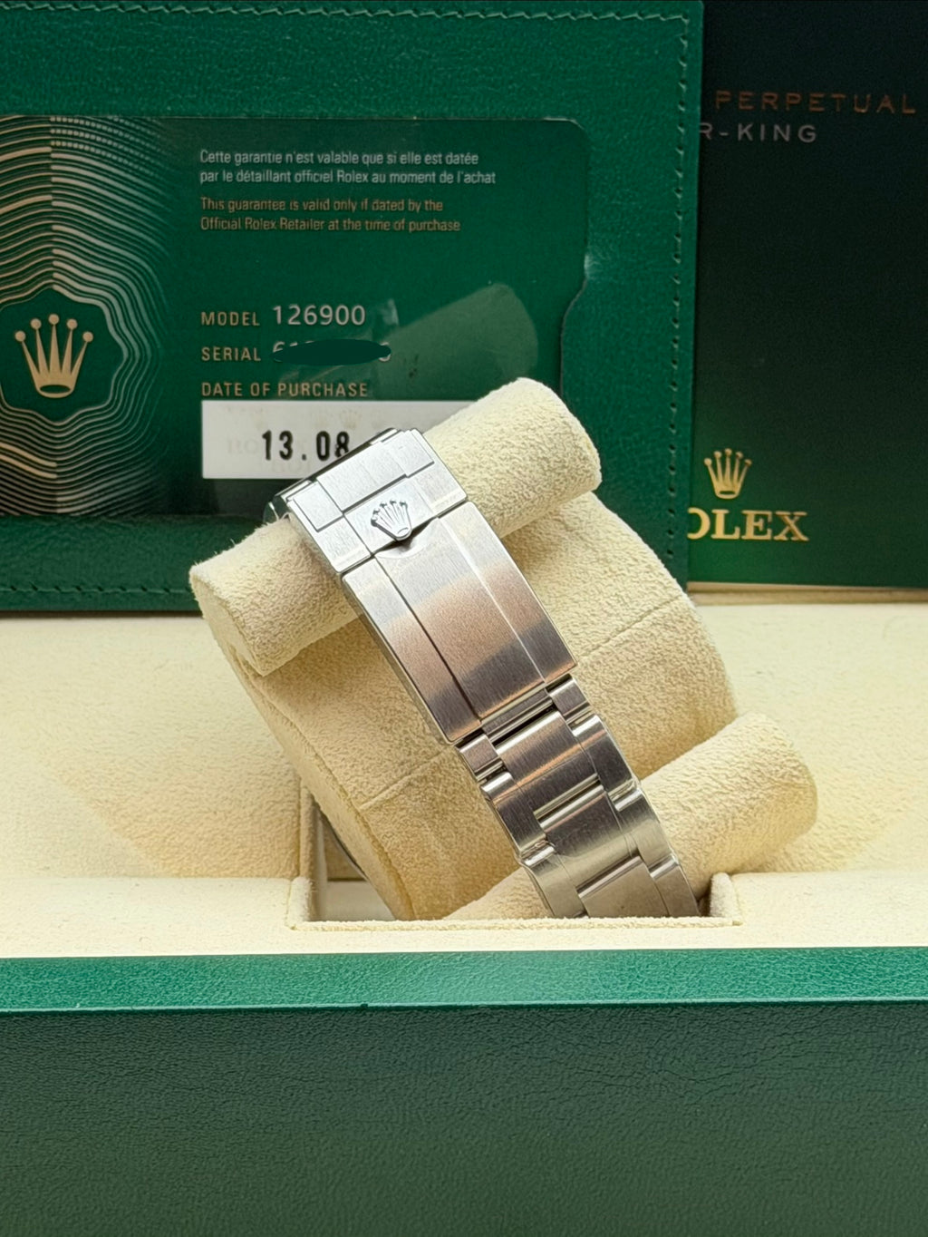 Rolex Air-King Ref. 126900 – Acciaio – Full Set