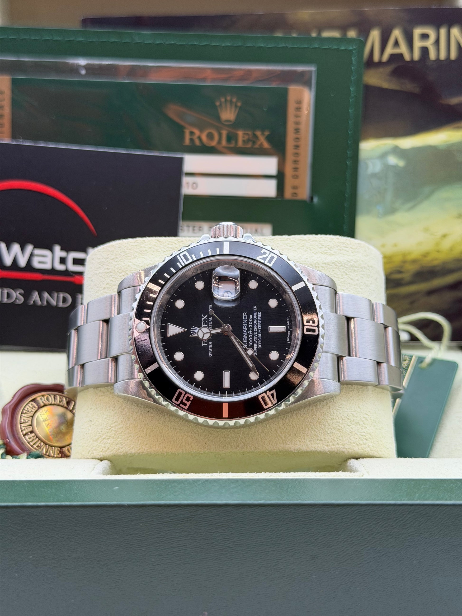 Rolex Submariner Date 16610 – Anno 2008 – Serie M – Full Set – Condizioni pari al nuovo