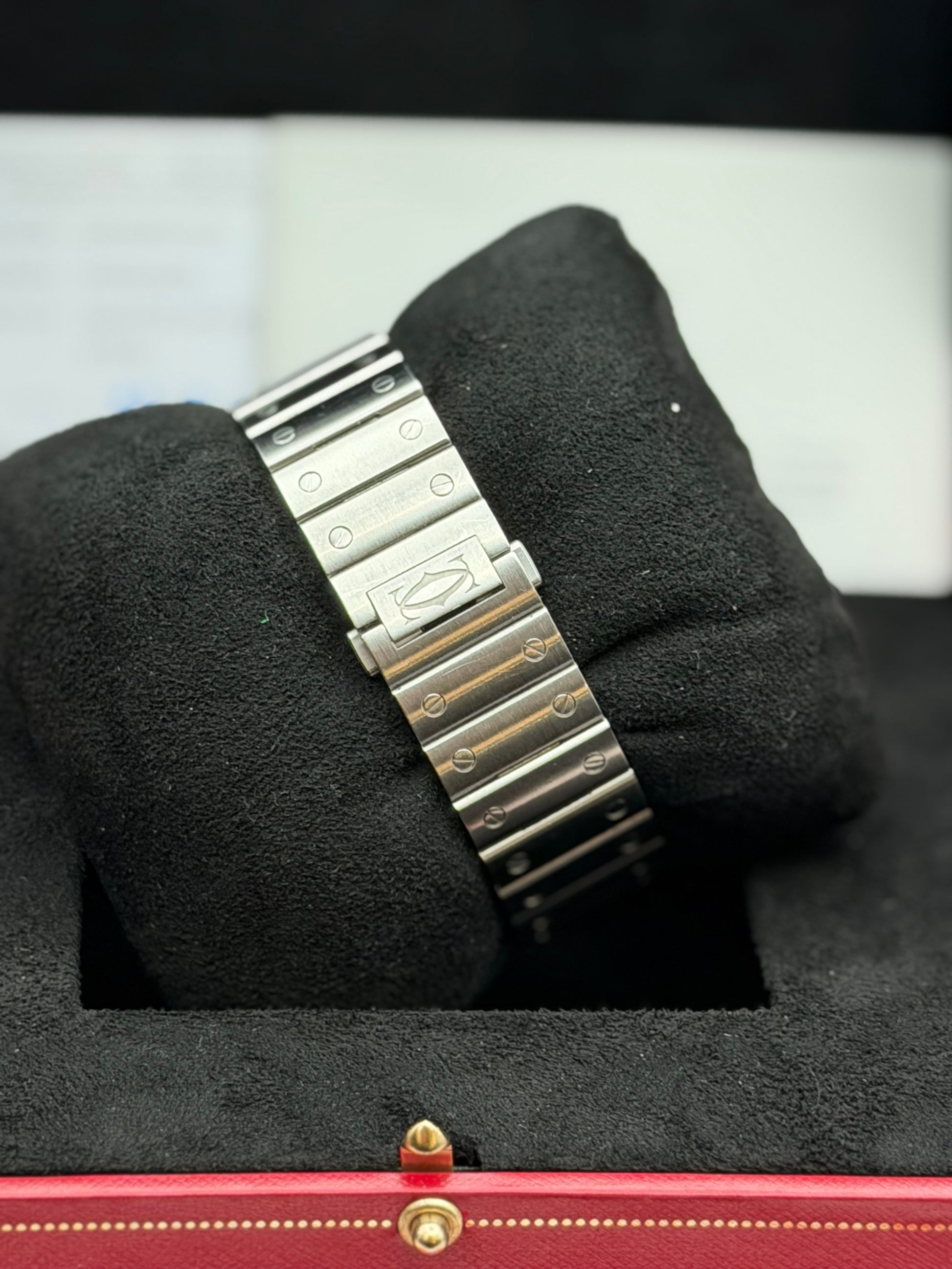 Cartier Santos Ref. WSSA0030 – Acciaio – Quadrante Blu – Full Set