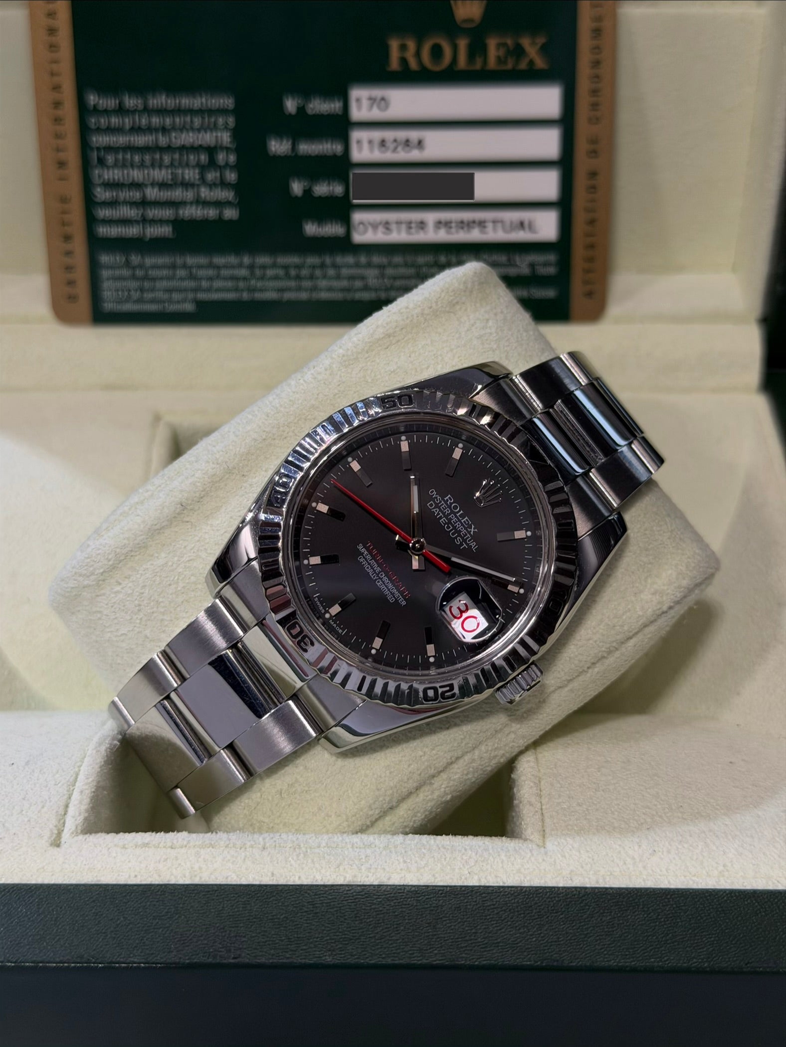 Rolex Datejust Turn-O-Graph Ref. 116264