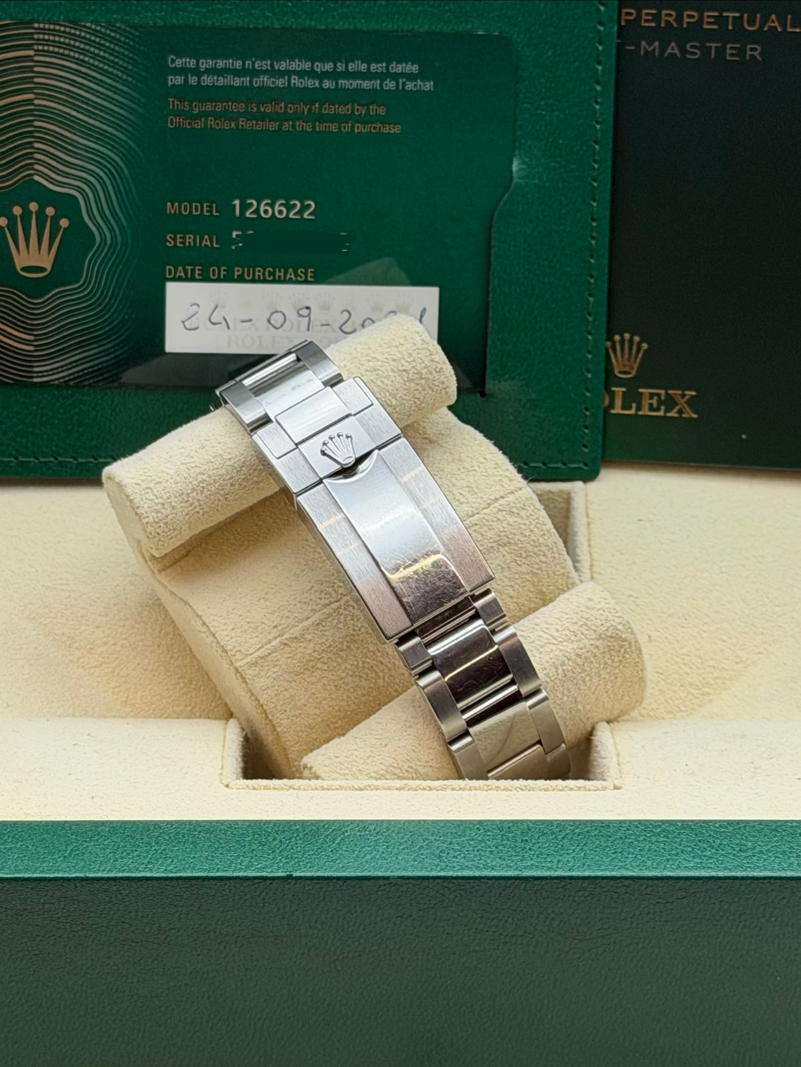 Rolex Yacht-Master 40 Ref. 126622 – Acciaio & Platino – Full Set