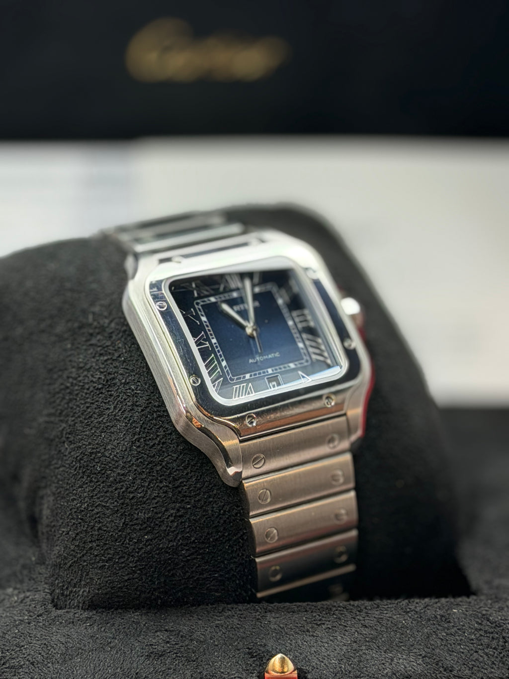 Cartier Santos Ref. WSSA0030 – Acciaio – Quadrante Blu – Full Set