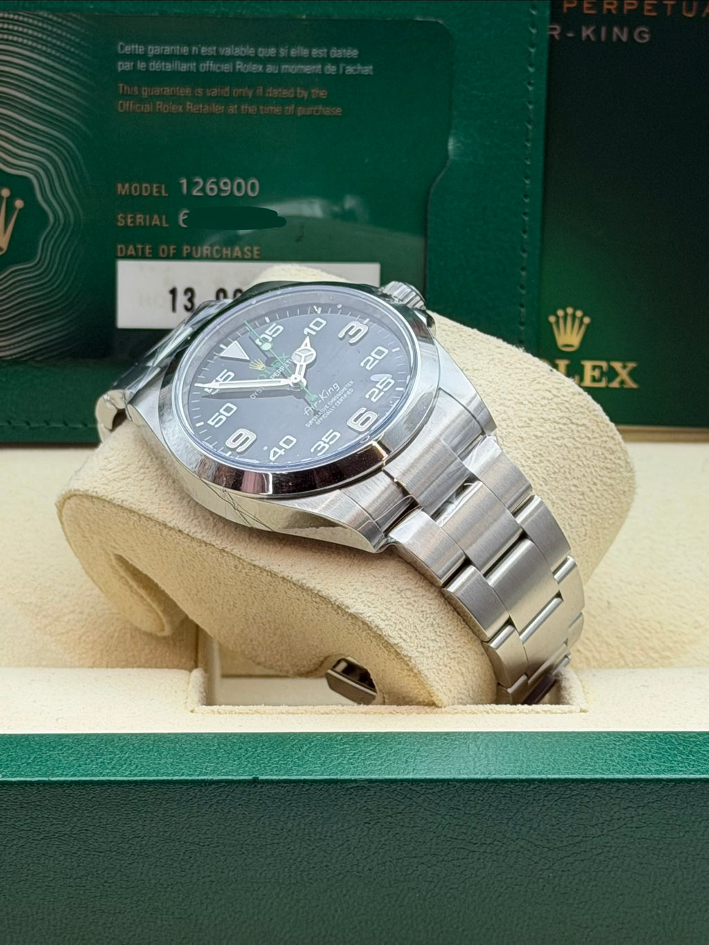Rolex Air-King Ref. 126900 – Acciaio – Full Set