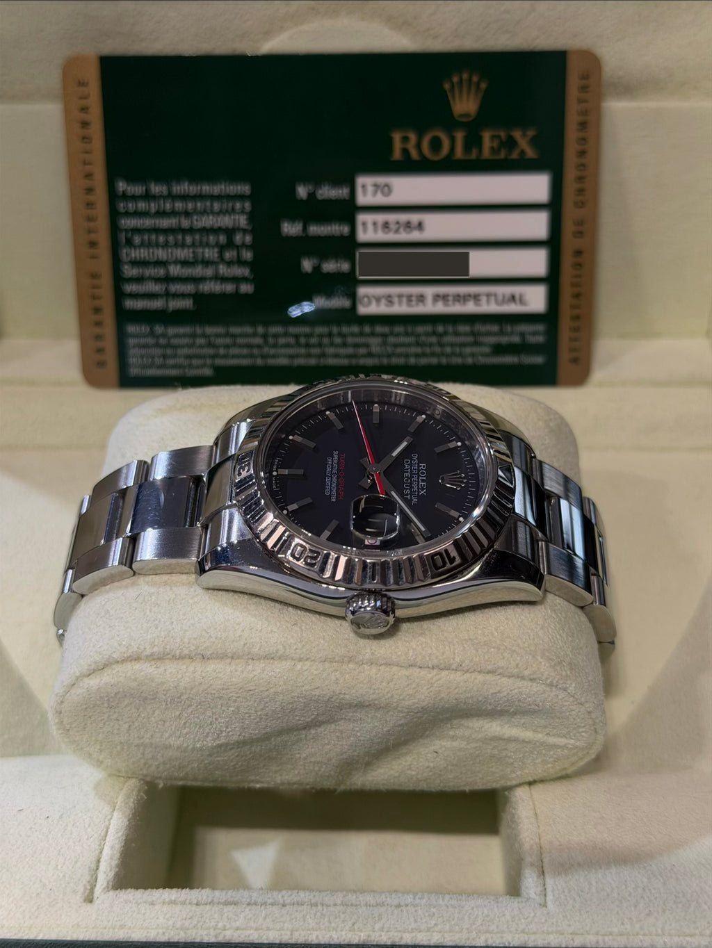 Rolex Datejust Turn-O-Graph Ref. 116264