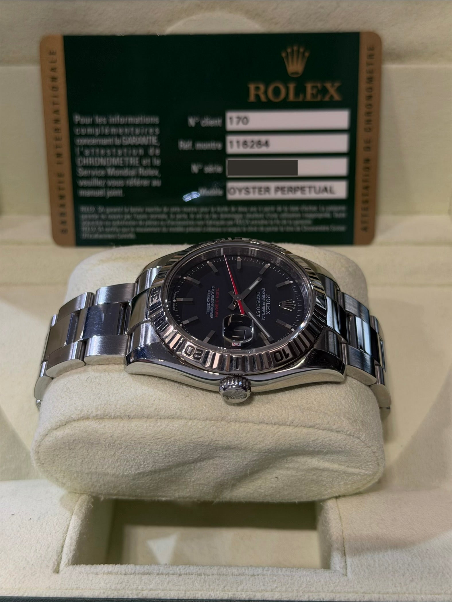 Rolex Datejust Turn-O-Graph Ref. 116264