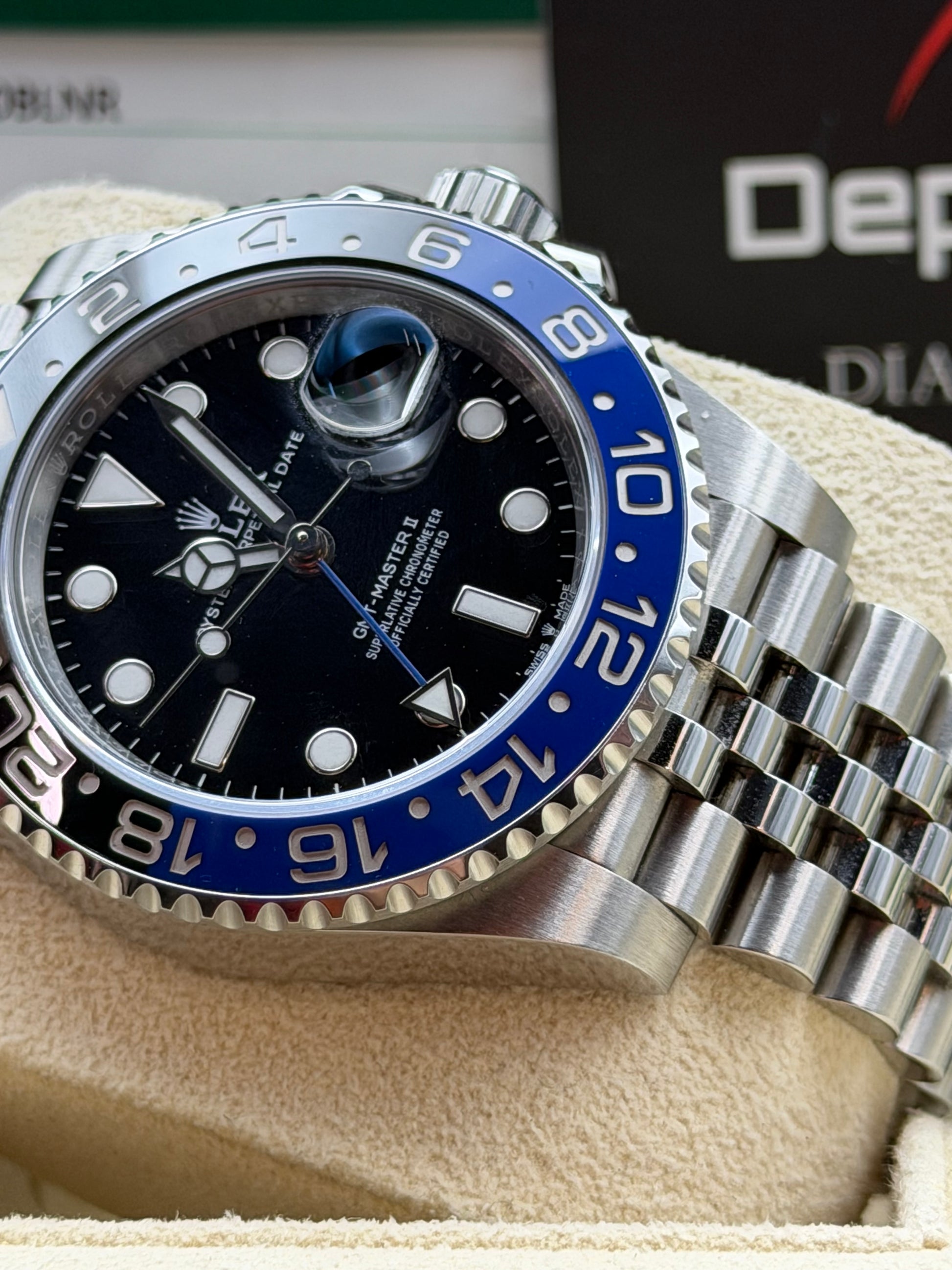 Rolex GMT-Master II 126710BLNR “Batman” – 2020 – Full Set – Mai Lucidato – Pari al Nuovo