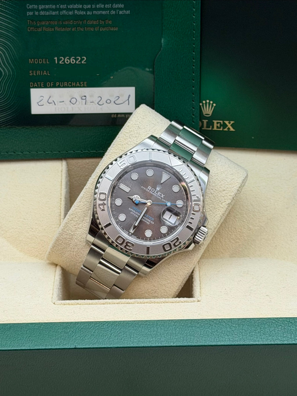Rolex Yacht-Master 40 Ref. 126622 – Acciaio & Platino – Full Set