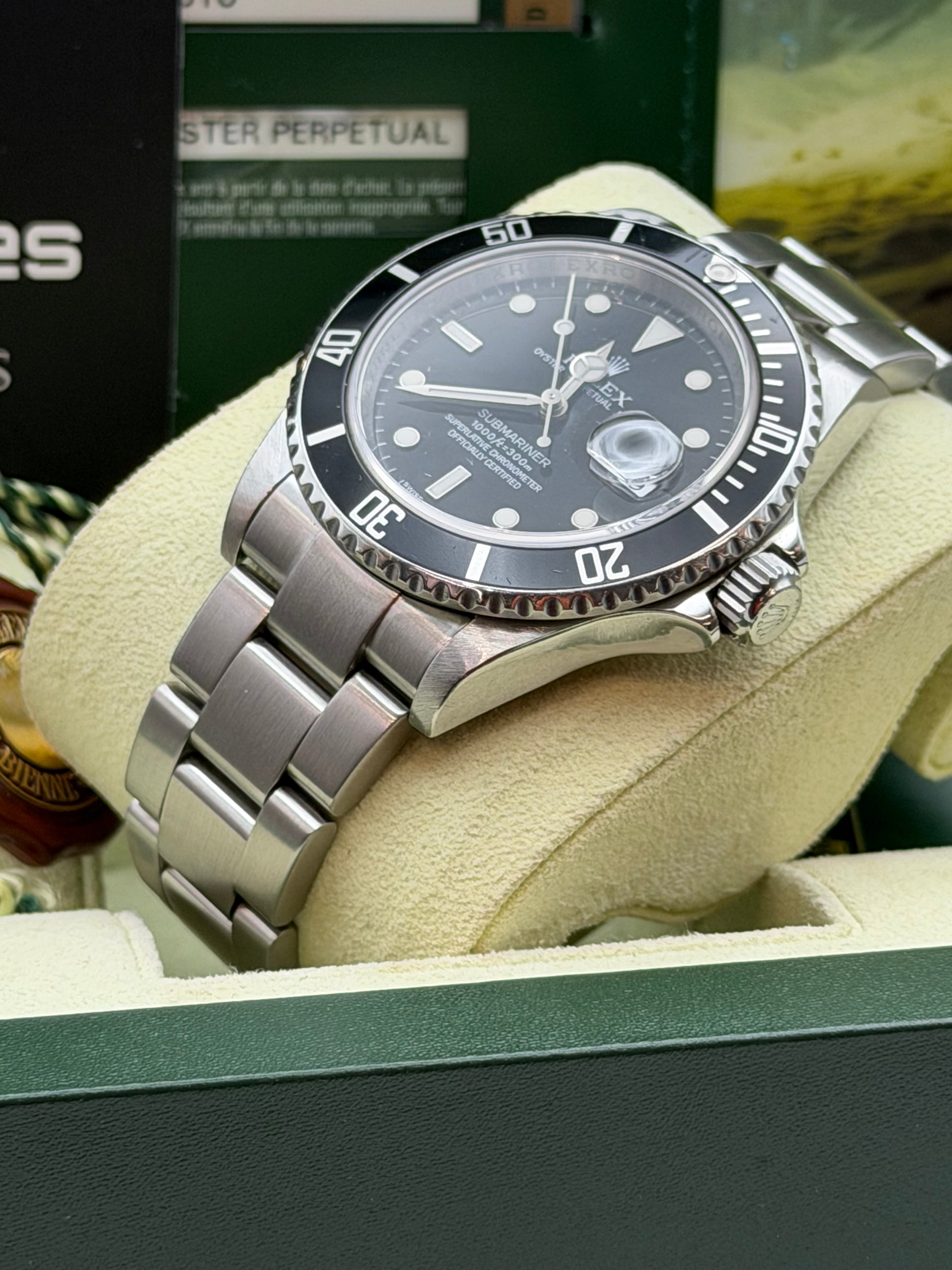 Rolex Submariner Date 16610 – Anno 2008 – Serie M – Full Set – Condizioni pari al nuovo