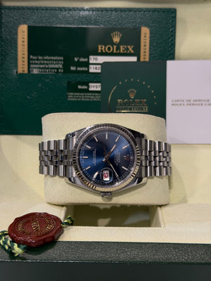 Rolex Datejust 36 Ref. 116234 – Quadrante Blu – Full Set