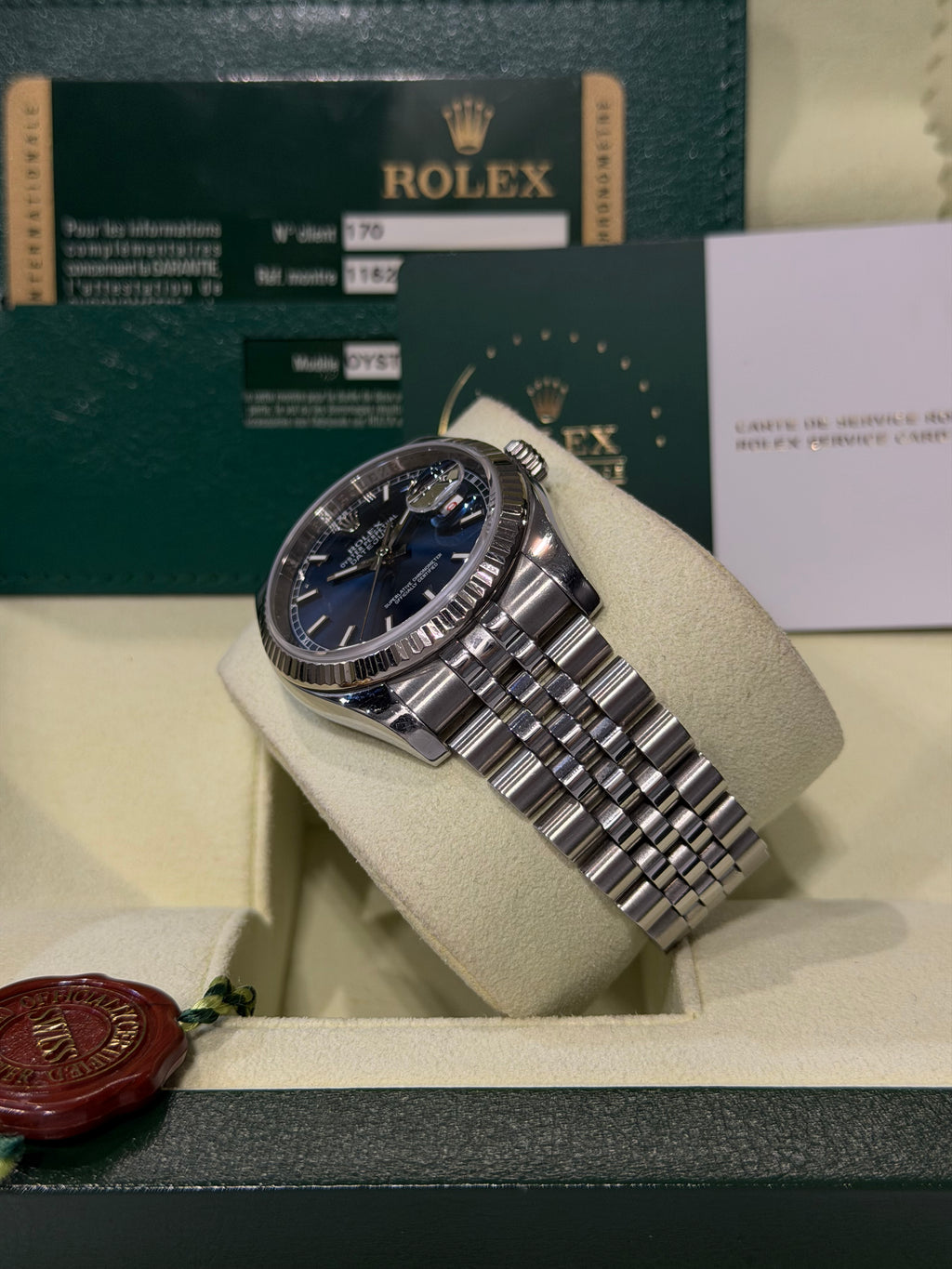 Rolex Datejust 36 Ref. 116234 – Quadrante Blu – Full Set