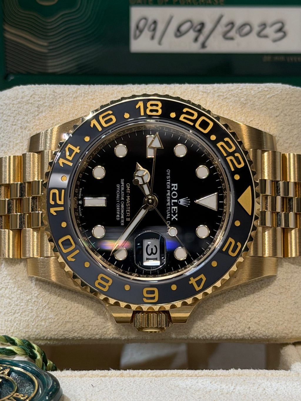 Rolex GMT-Master II 126718GRNR – 2023 – Full Set – Mai Lucidato – Pari al Nuovo