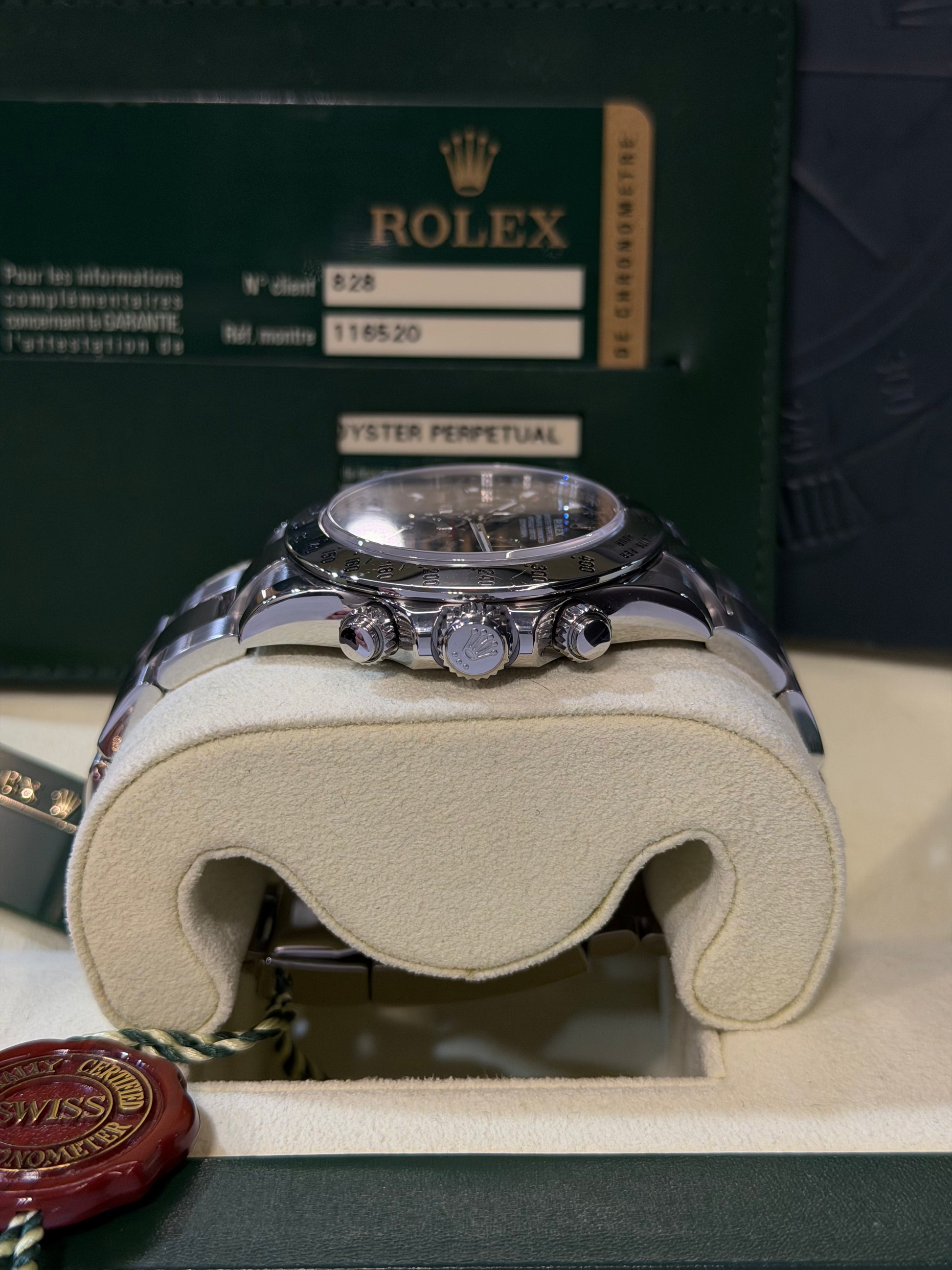 Rolex Daytona 116520 nero del 2012 chiusura lunga Full Set