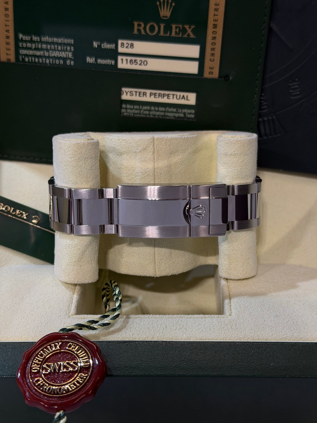 Rolex Daytona 116520 nero del 2012 chiusura lunga Full Set