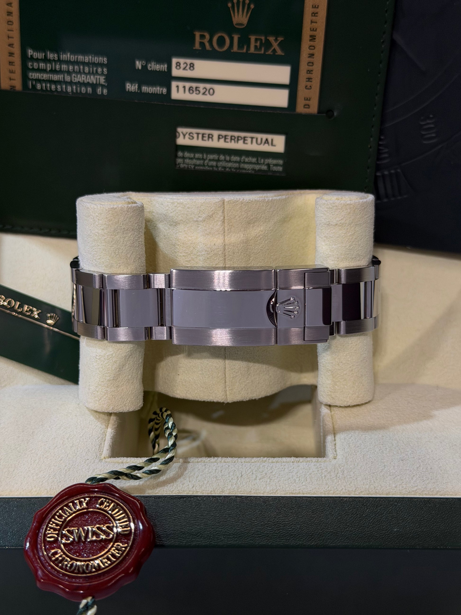 Rolex Daytona 116520 nero del 2012 chiusura lunga Full Set