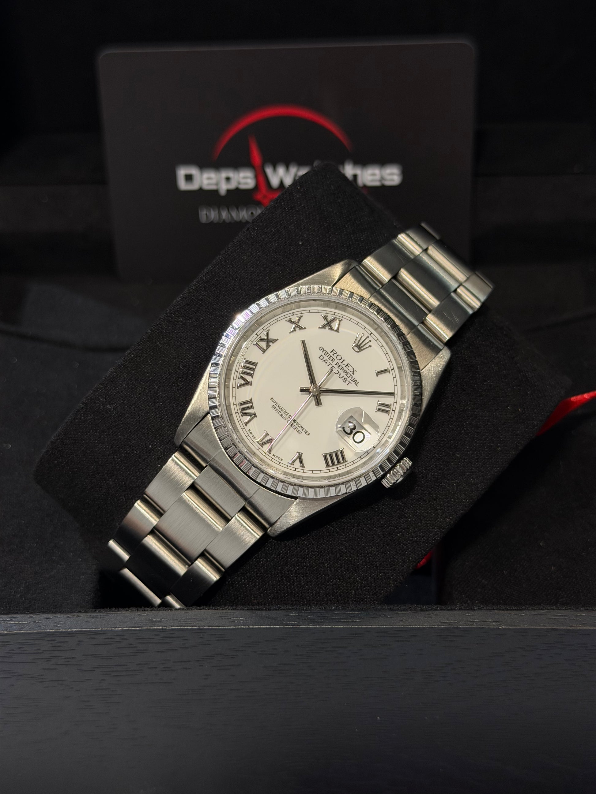 Rolex Datejust Ref. 16220 – Quadrante Bianco con Numeri Romani