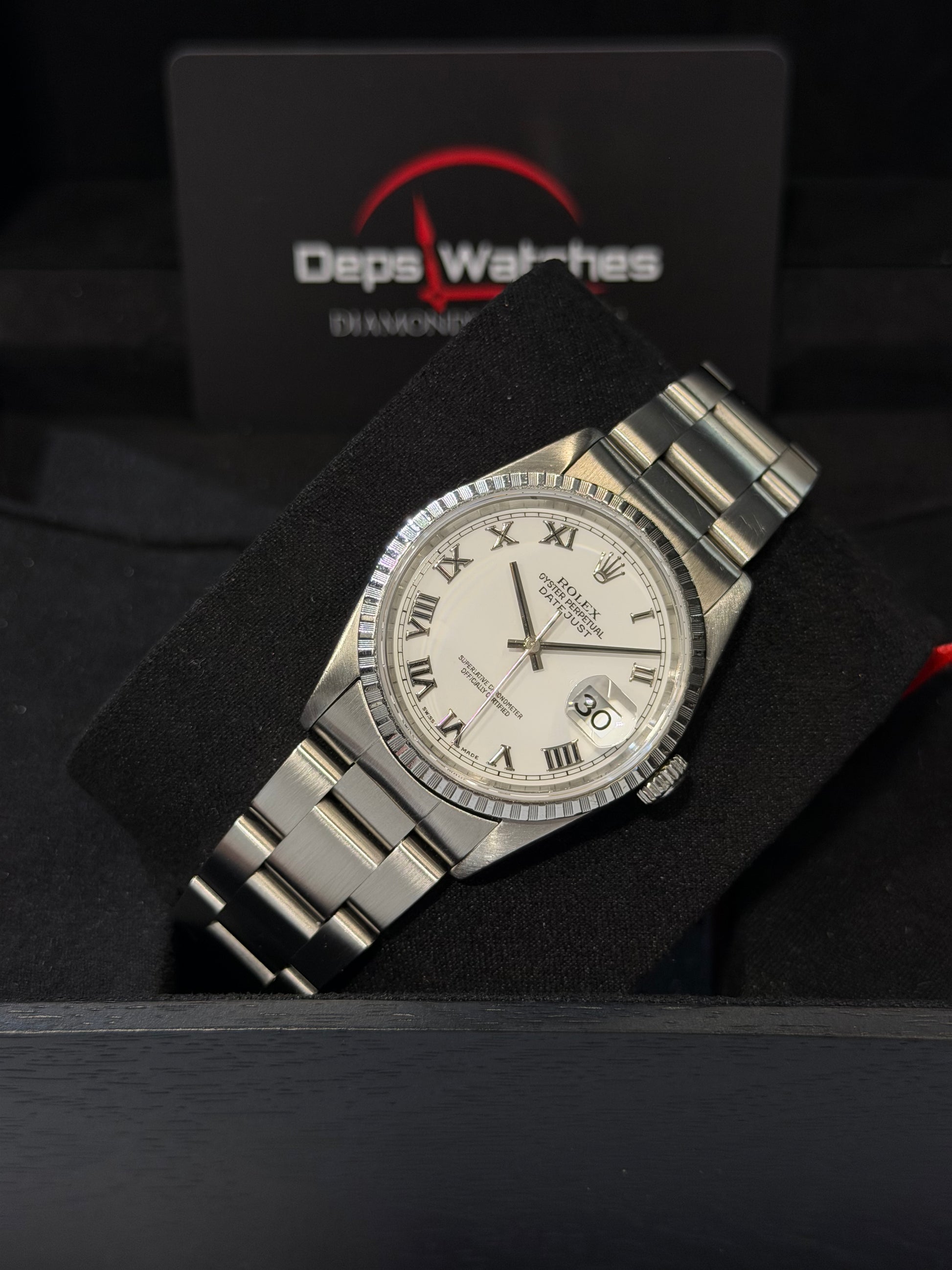 Rolex Datejust Ref. 16220 – Quadrante Bianco con Numeri Romani