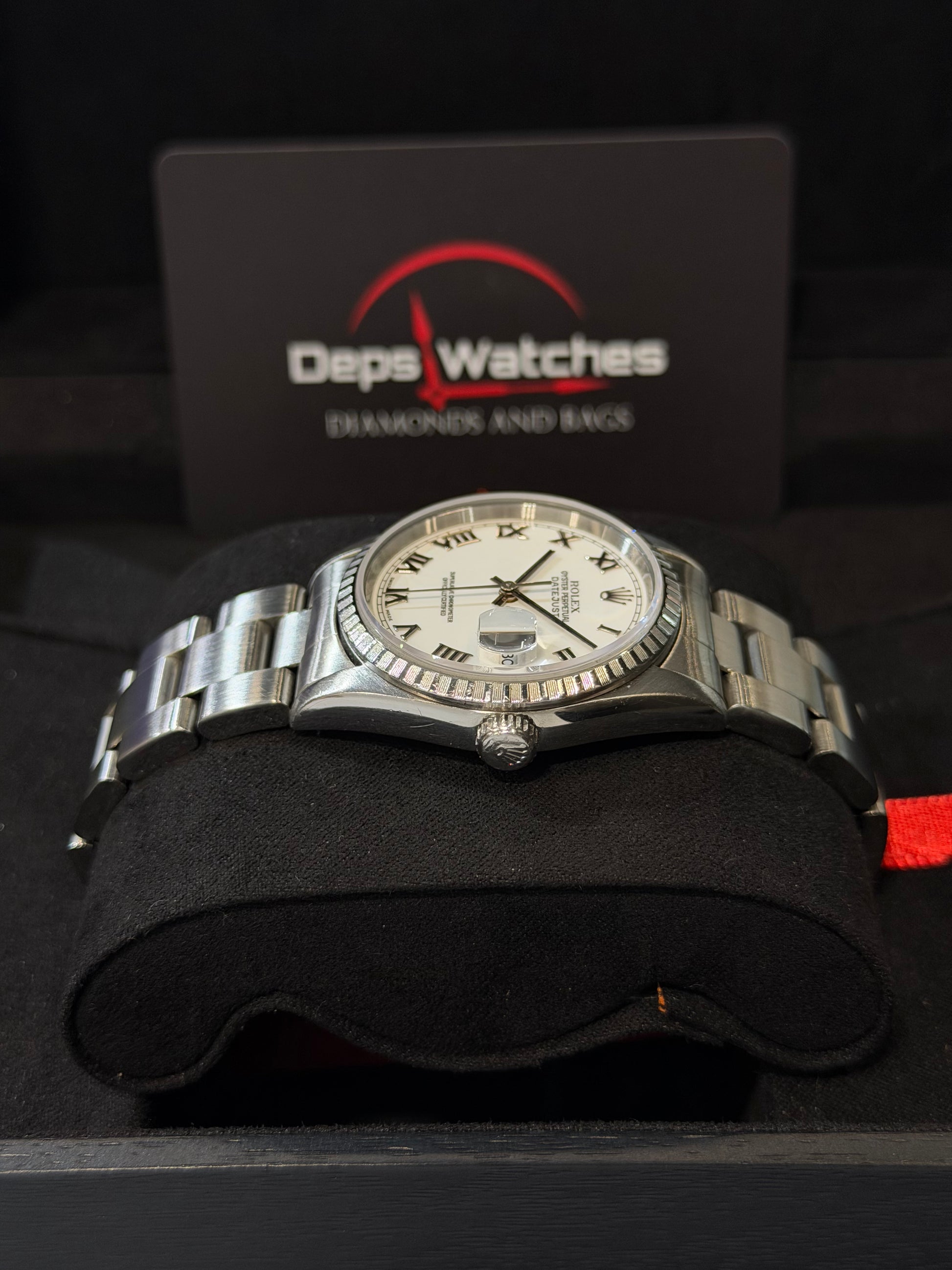Rolex Datejust Ref. 16220 – Quadrante Bianco con Numeri Romani