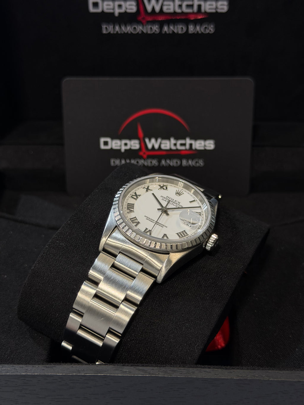 Rolex Datejust Ref. 16220 – Quadrante Bianco con Numeri Romani