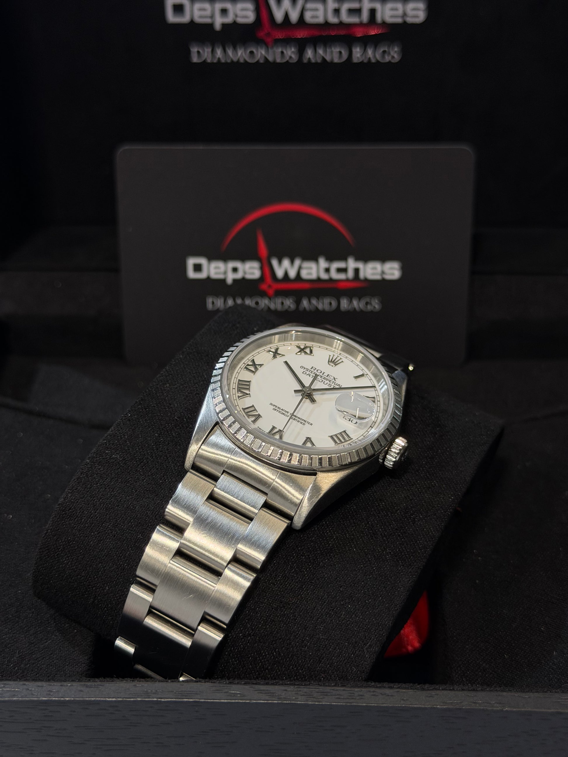 Rolex Datejust Ref. 16220 – Quadrante Bianco con Numeri Romani