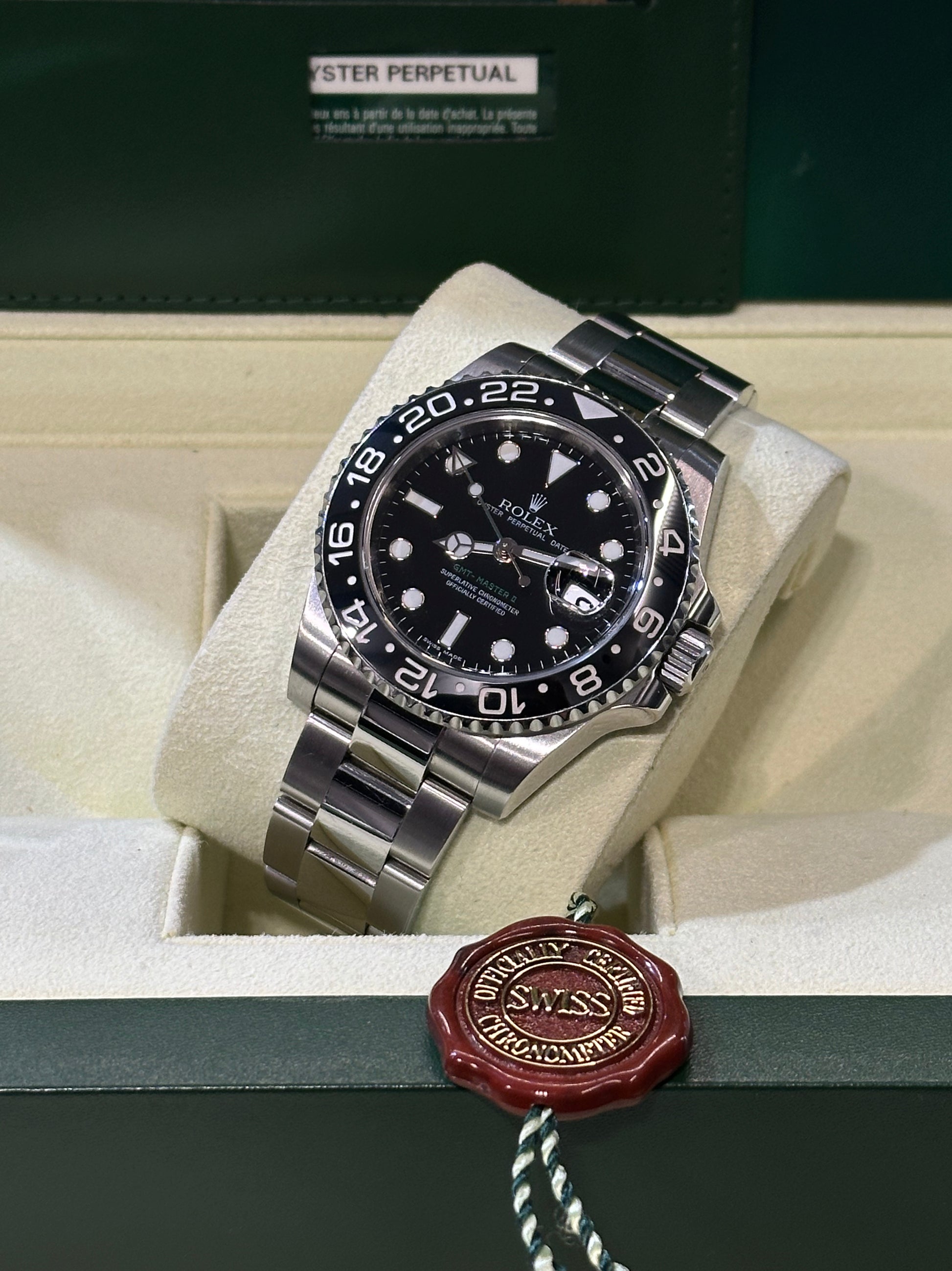 Rolex GMT-Master II 116710LN del 2009 SCATOLA e GARANZIA