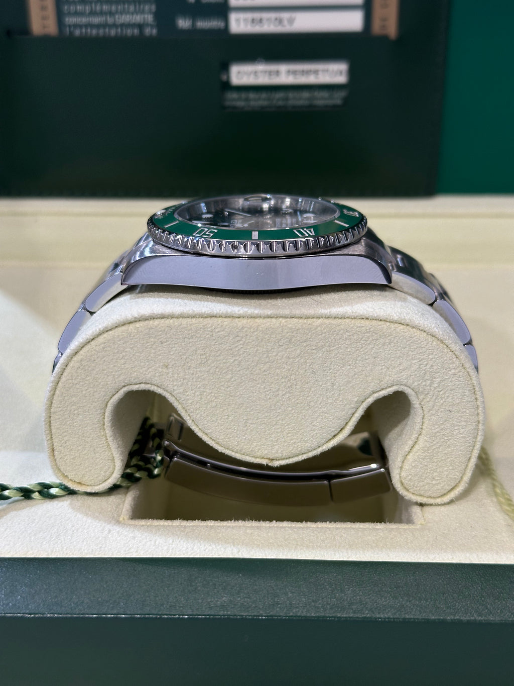 Rolex Submariner Date 116610LV "HULK" del 2013 FULL SET