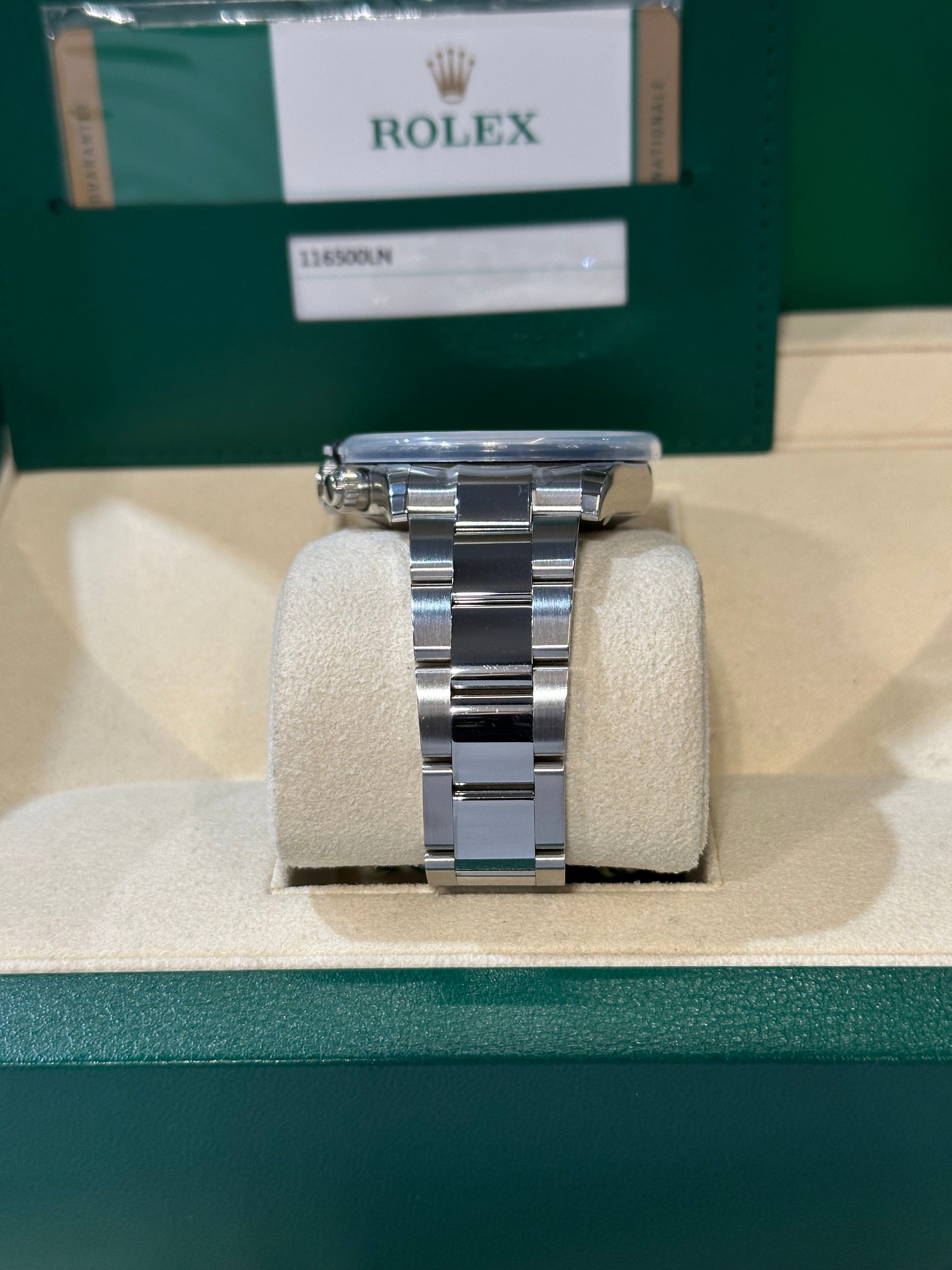 Rolex Daytona 116500 NOS panda del 2019 FULL SET e FULL PELLICOLE con QR laterale