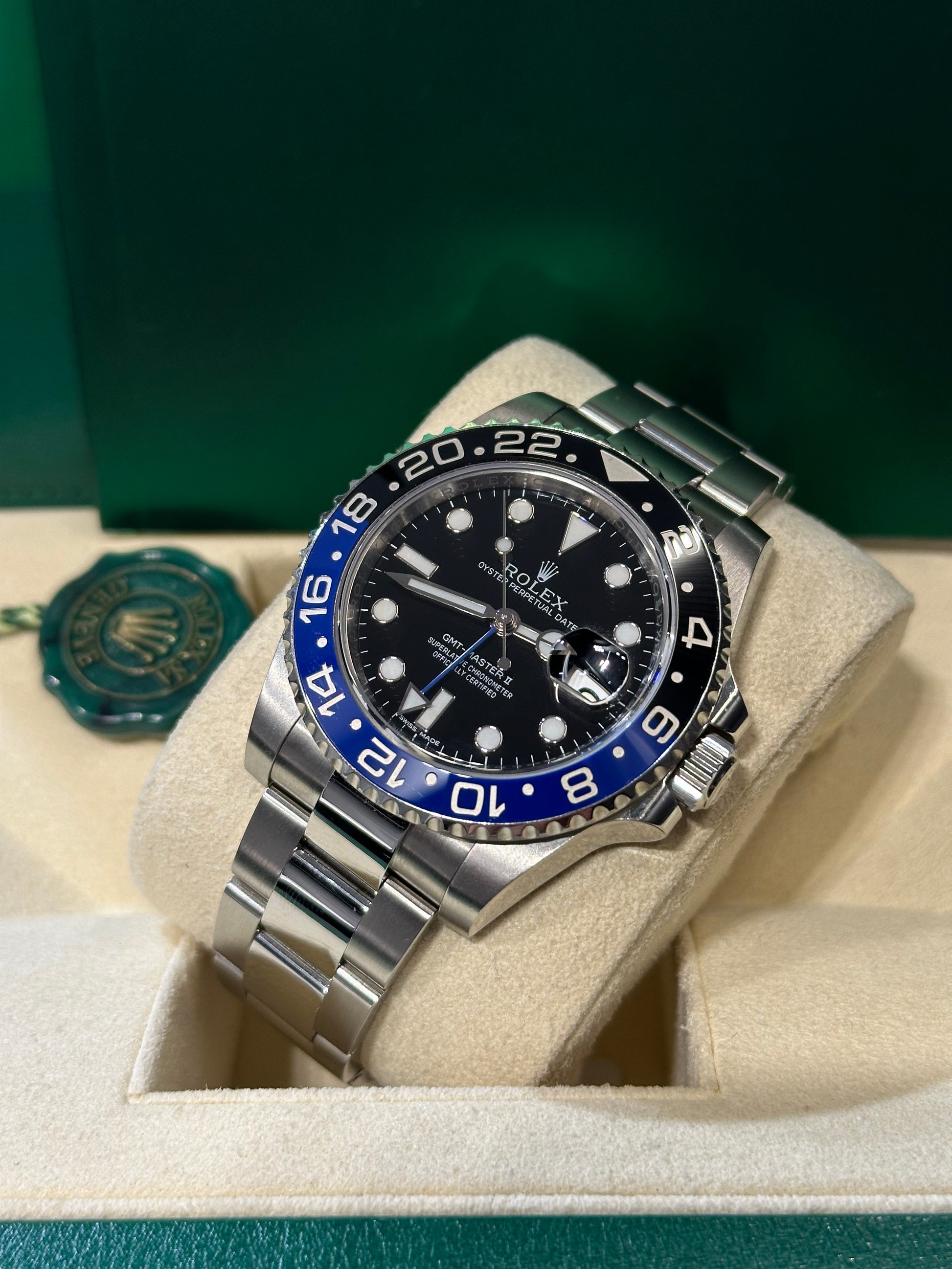 Rolex GMT-Master II Batman 116710BLNR del 2016 SCATOLA e GARANZIA