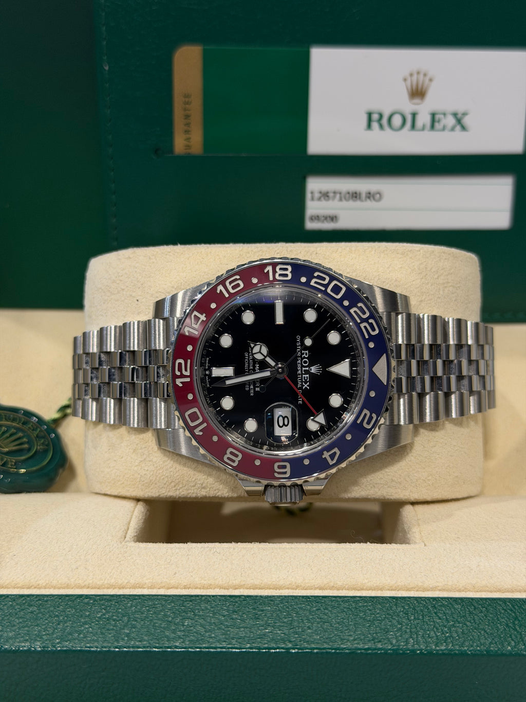 Rolex GMT-Master II 126710BLRO “Pepsi” del 2018 Full Set