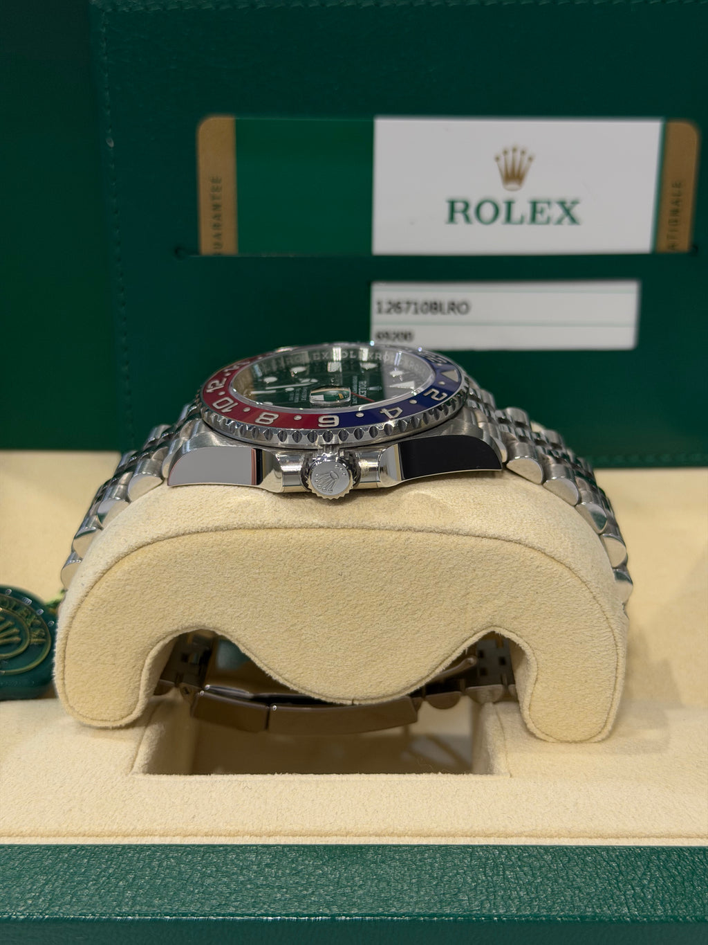 Rolex GMT-Master II 126710BLRO “Pepsi” del 2018 Full Set