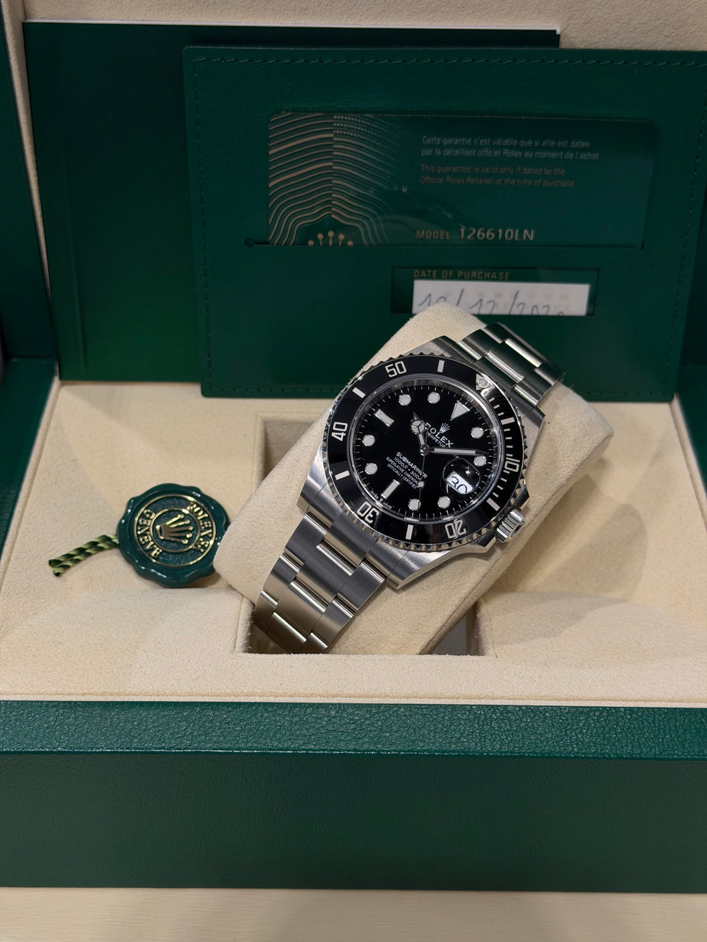 Rolex Submariner Date 126610LN del 2020 FULL SET