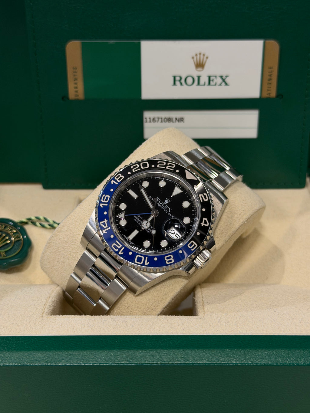 Rolex GMT-Master II Batman 116710BLNR