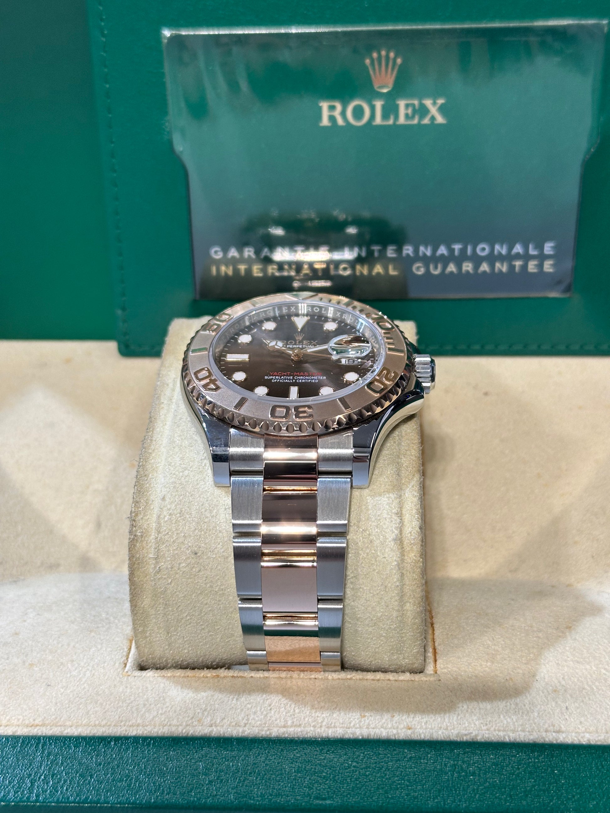 Rolex Yacht-Master chocolate acciaio e oro rosa 126621 FULL SET del 2020