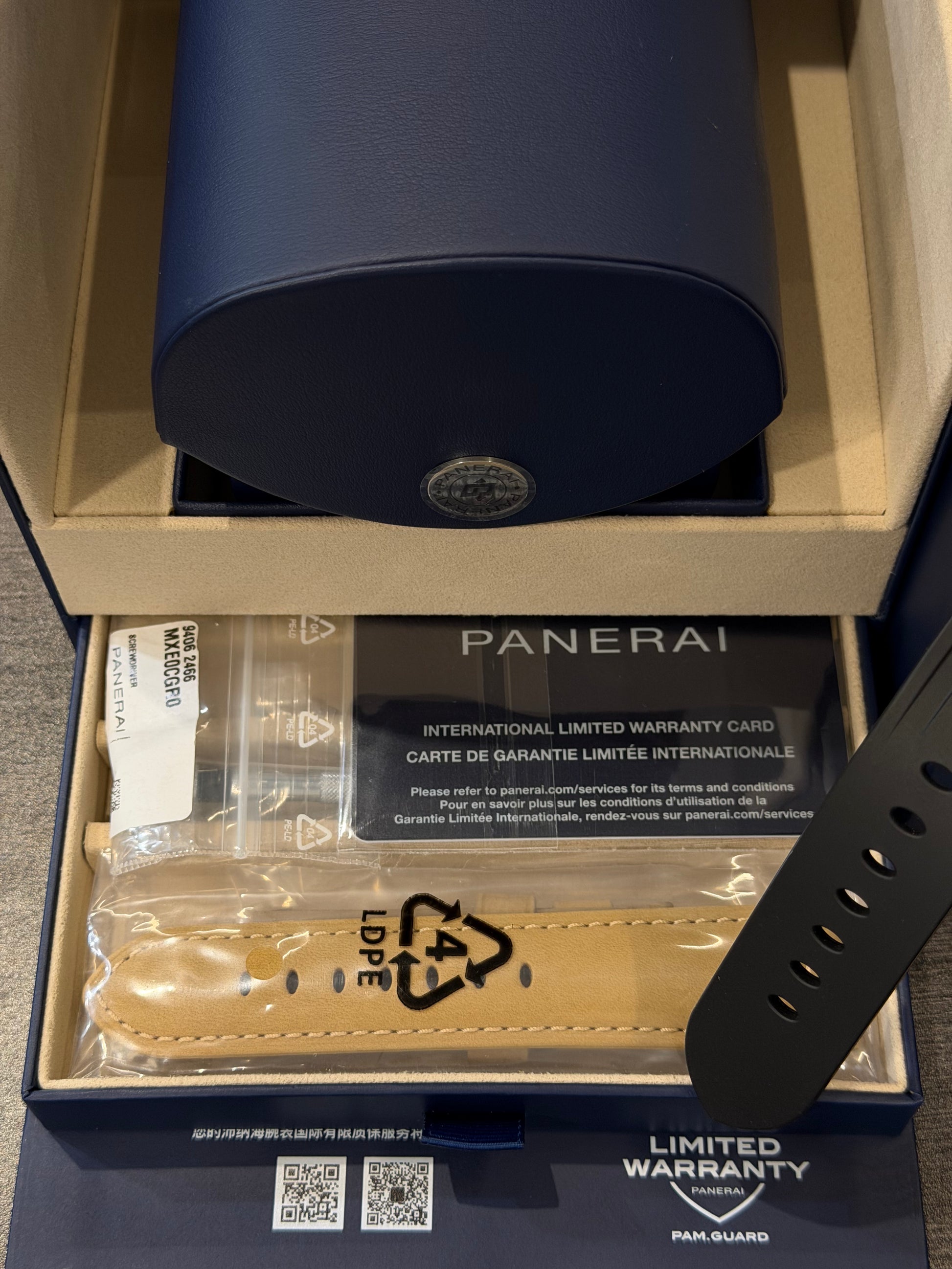 Panerai Luminor Base Logo PAM01086 – Full Set 2026