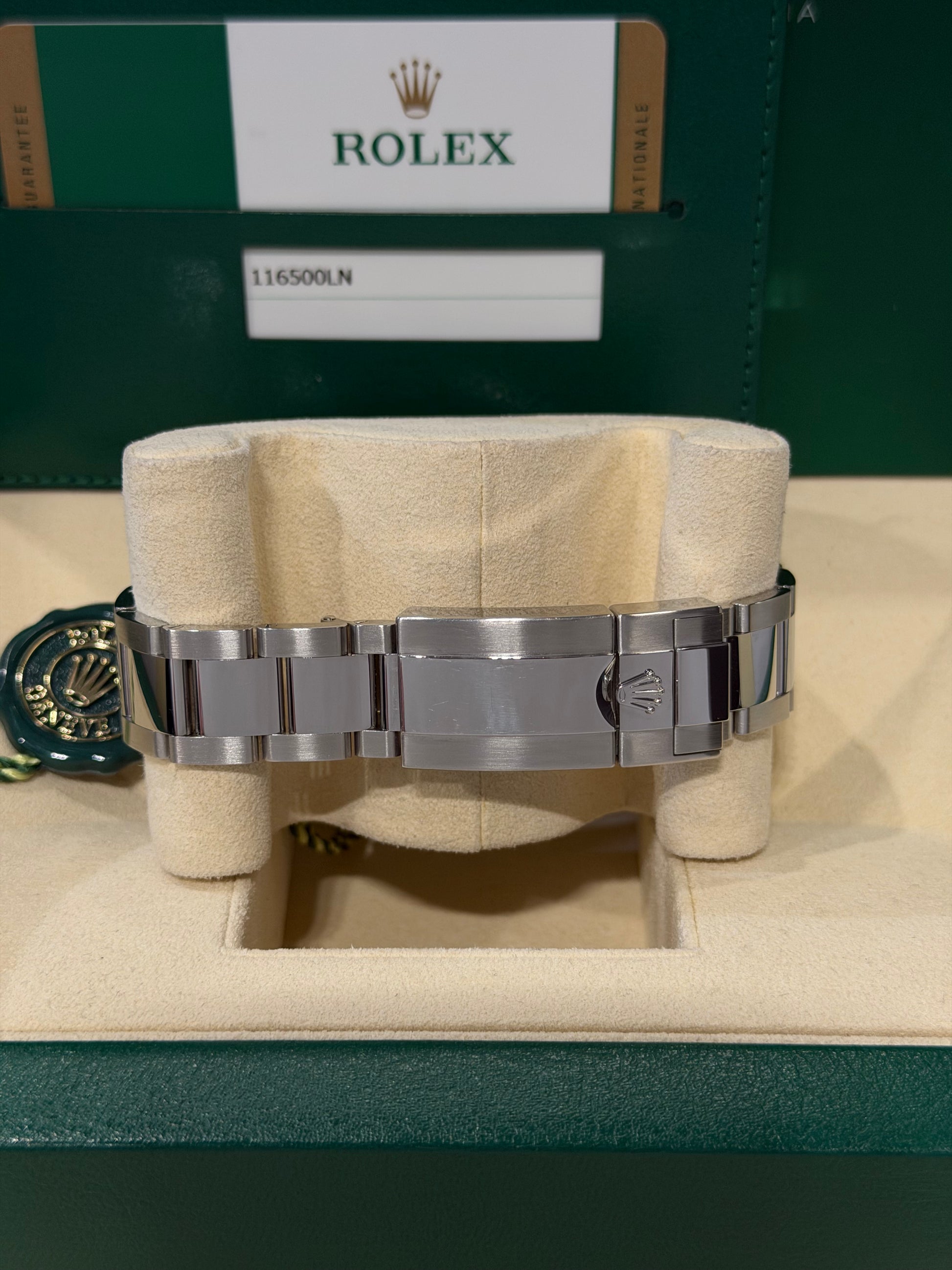 Rolex Cosmograph Daytona 116500LN “Porcelain Dial” – Full Set – Anno 2016
