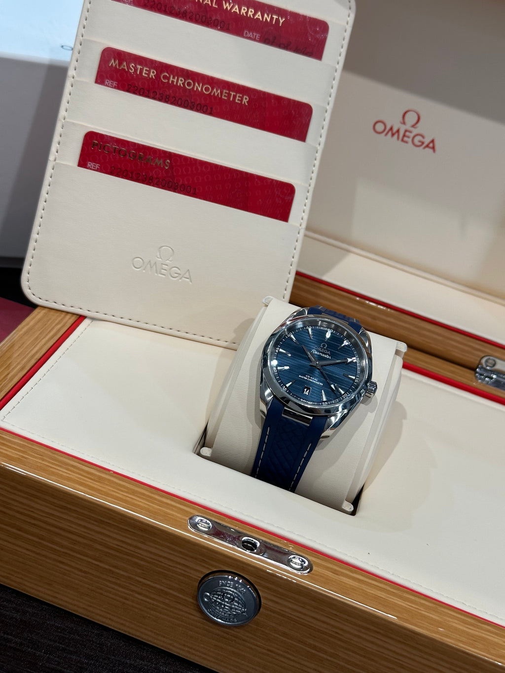 Omega Seamaster Aqua Terra 150M 38mm acciaio/caucciù FULL SET del 2020