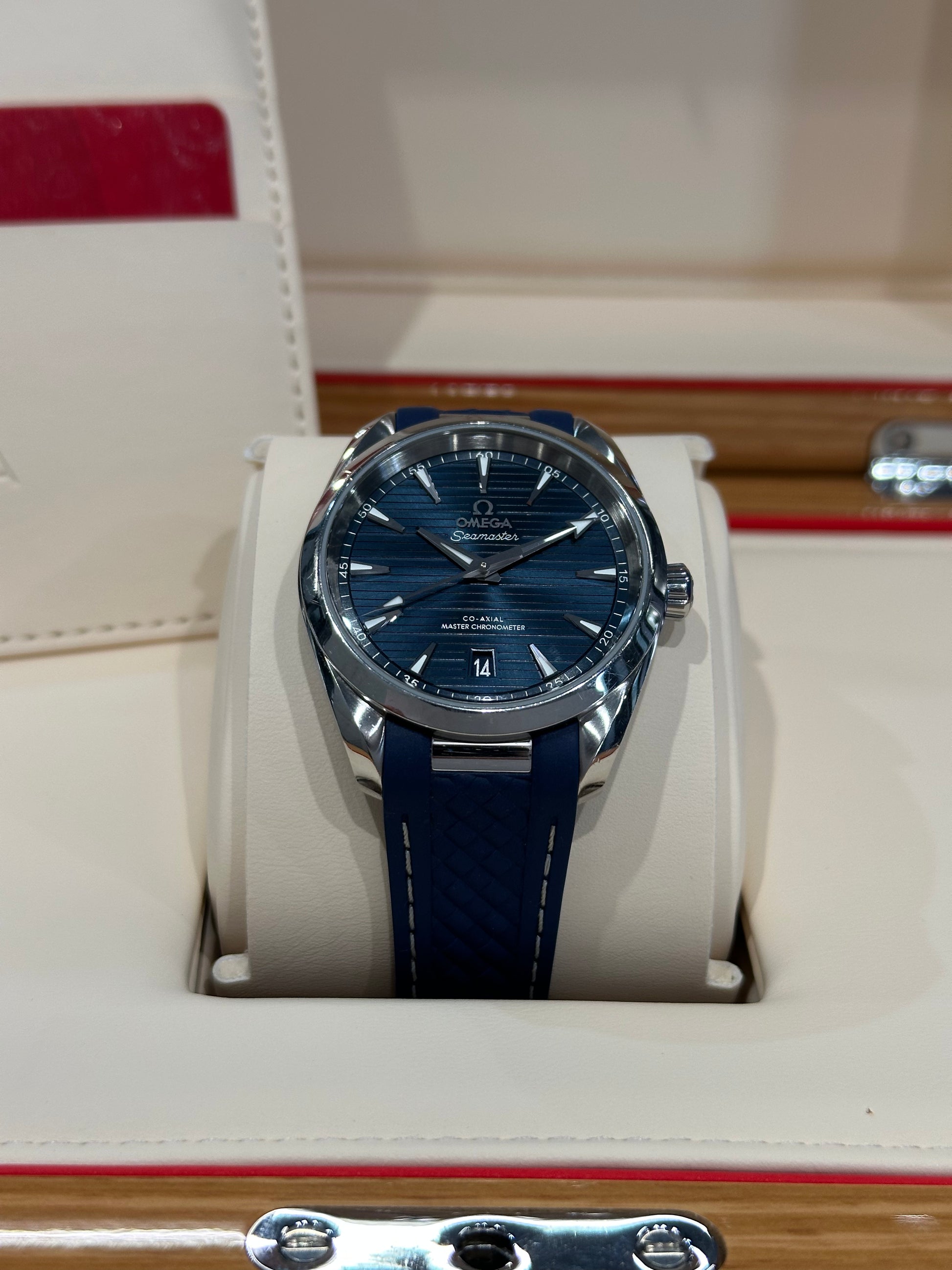 Omega Seamaster Aqua Terra 150M 38mm acciaio/caucciù FULL SET del 2020