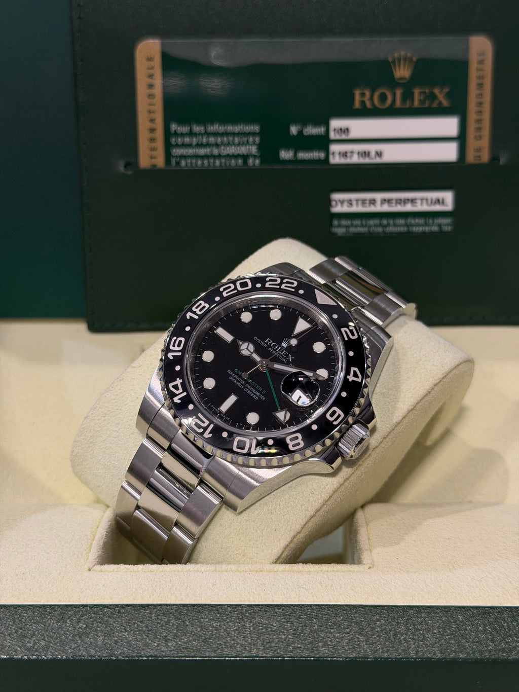 Rolex GMT-Master II 116710LN – Anno 2008 – Full Set