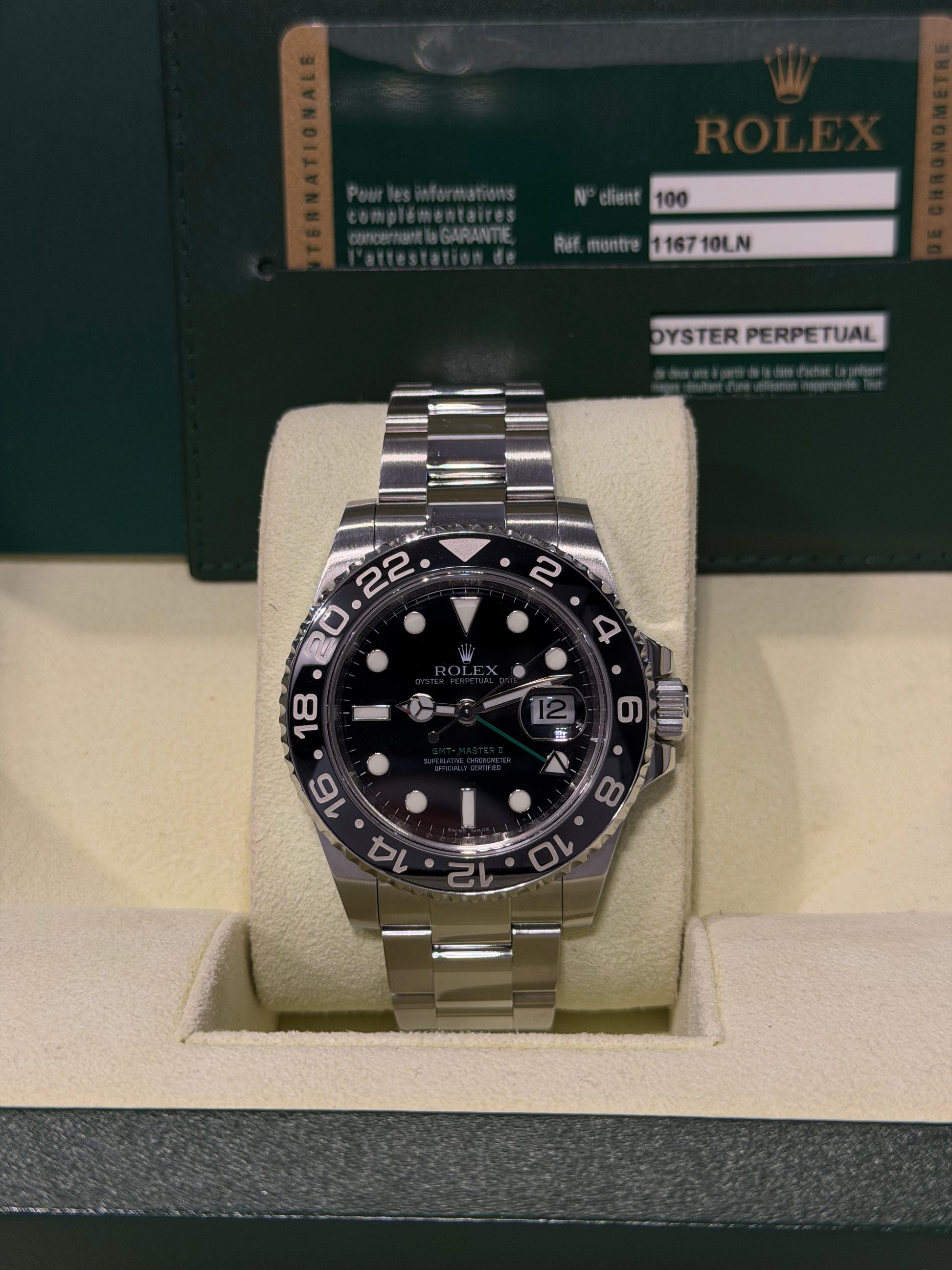 Rolex GMT-Master II 116710LN – Anno 2008 – Full Set