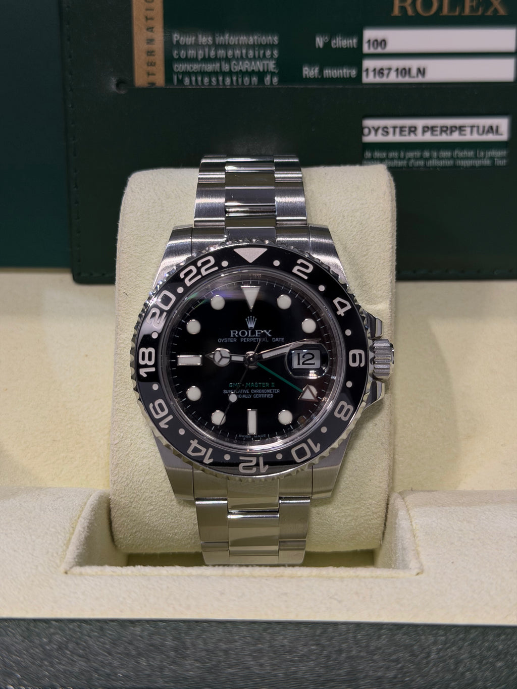 Rolex GMT-Master II 116710LN – Anno 2008 – Full Set