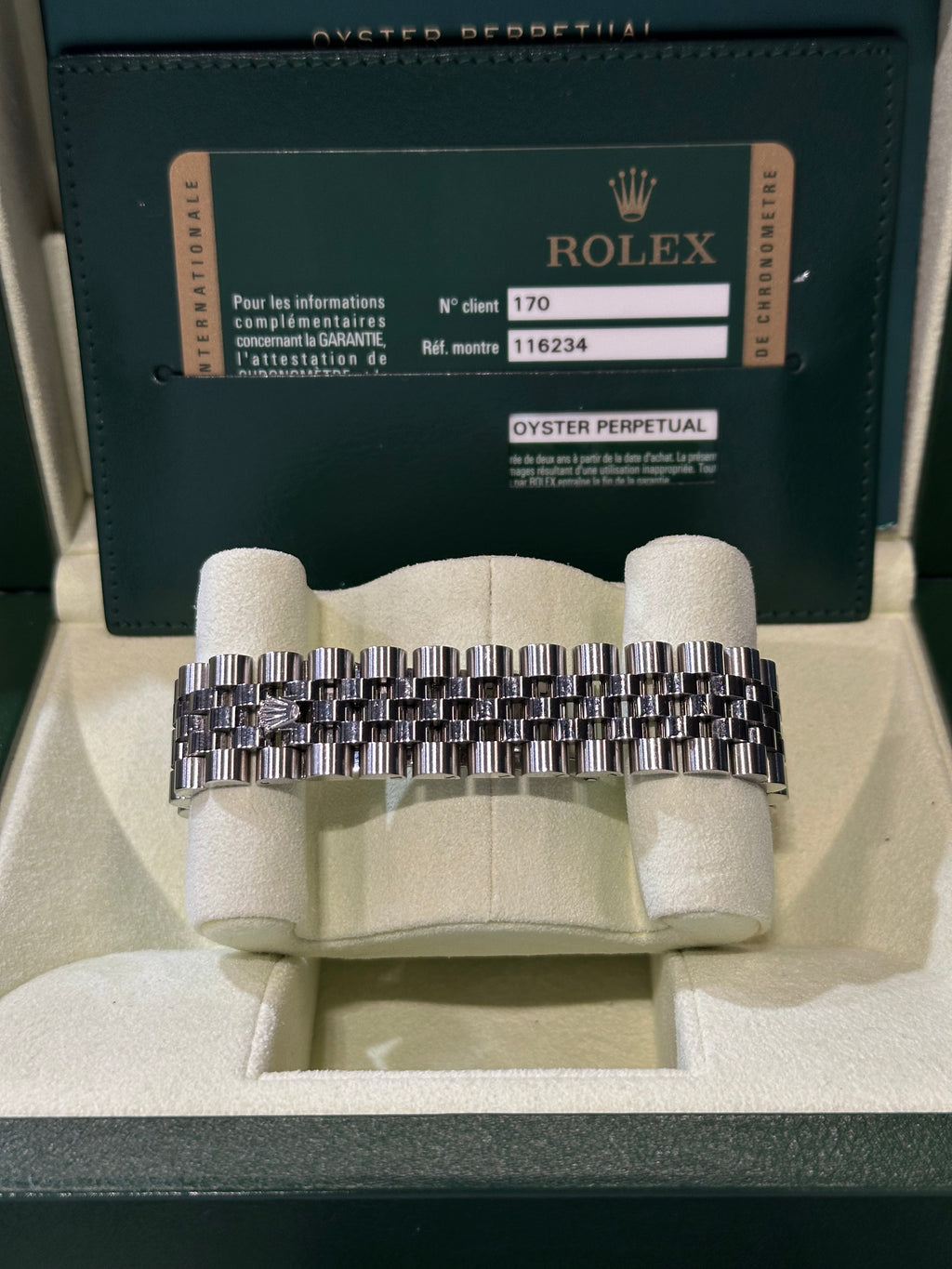 Rolex Datejust 116234 brilli scatola e garanzia italiana del 2014