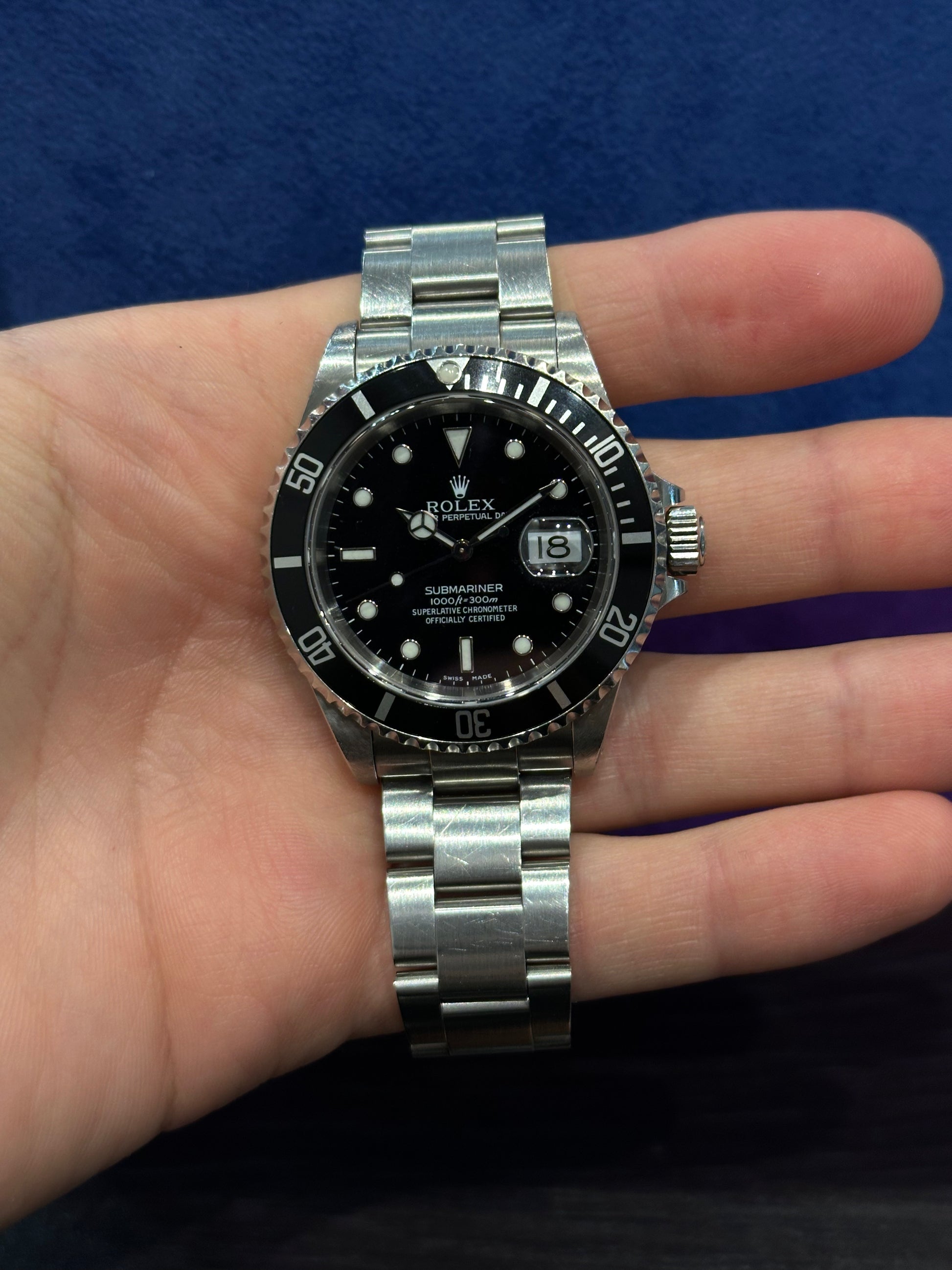 Rolex Submariner Date 16610 seriale A del 1999 MAI LUCIDATO scatola e garanzia ITALIANA Ronzoni Bis Udine