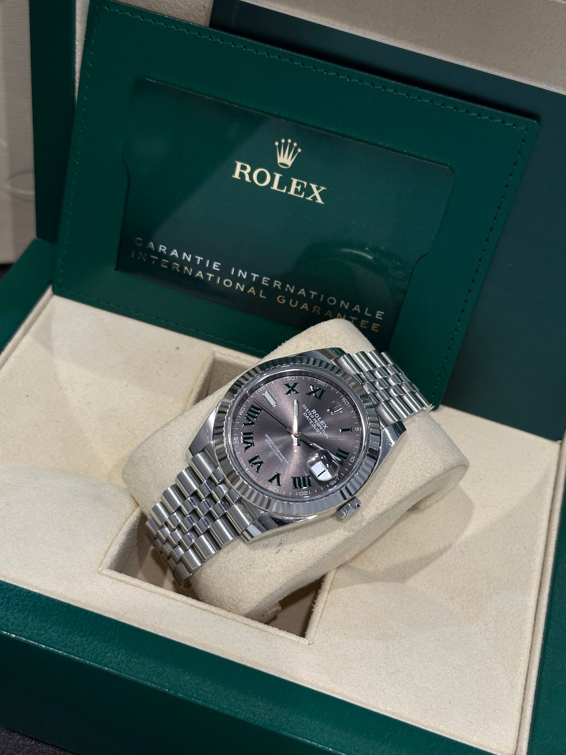 Rolex Datejust 126334 "Wimbledon" 41mm del 2021 scatola e garanzia
