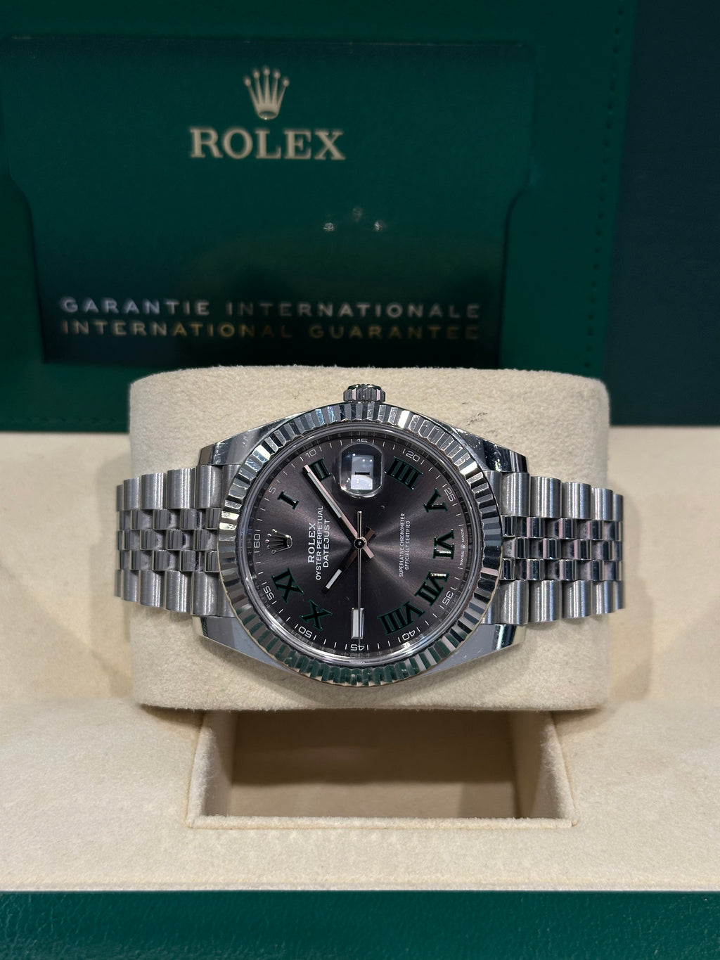 Rolex Datejust 126334 "Wimbledon" 41mm del 2021 scatola e garanzia