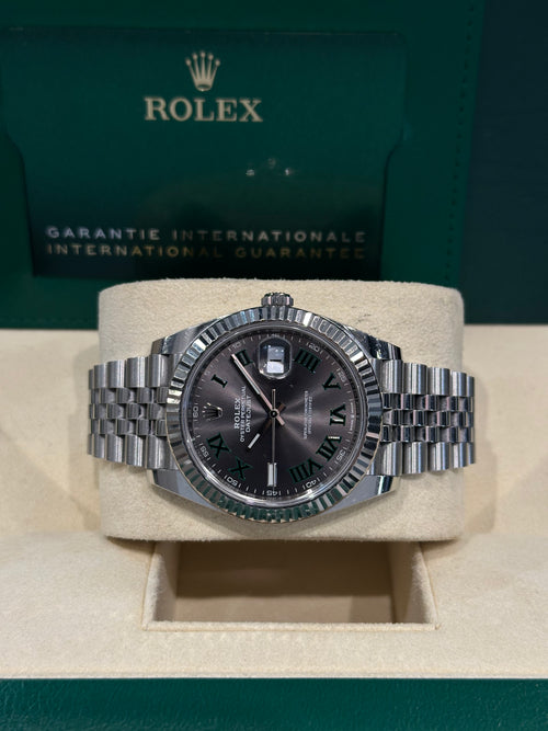 Rolex Datejust 126334 "Wimbledon" 41mm del 2021 scatola e garanzia