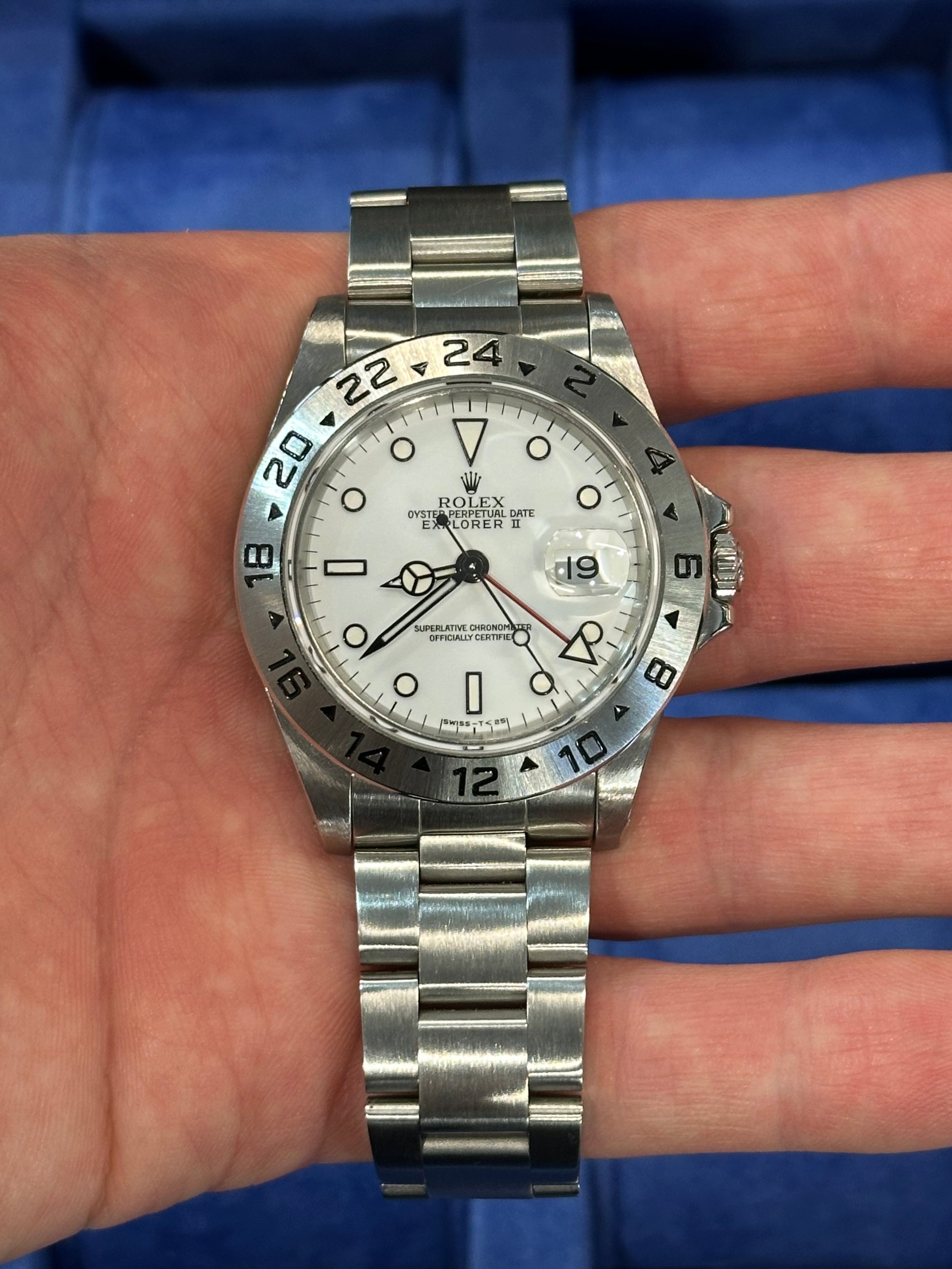 Rolex Explorer II POLAR 16570 seriale N del 1992