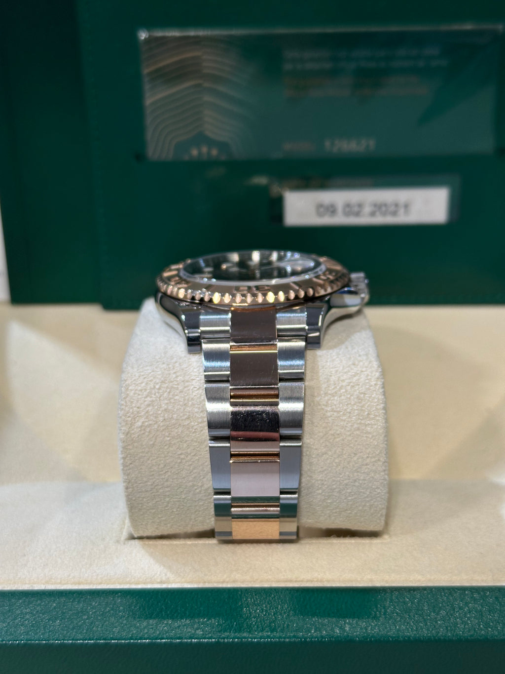 Rolex Yacht-Master chocolate acciaio e oro rosa 126621 FULL SET del 2021