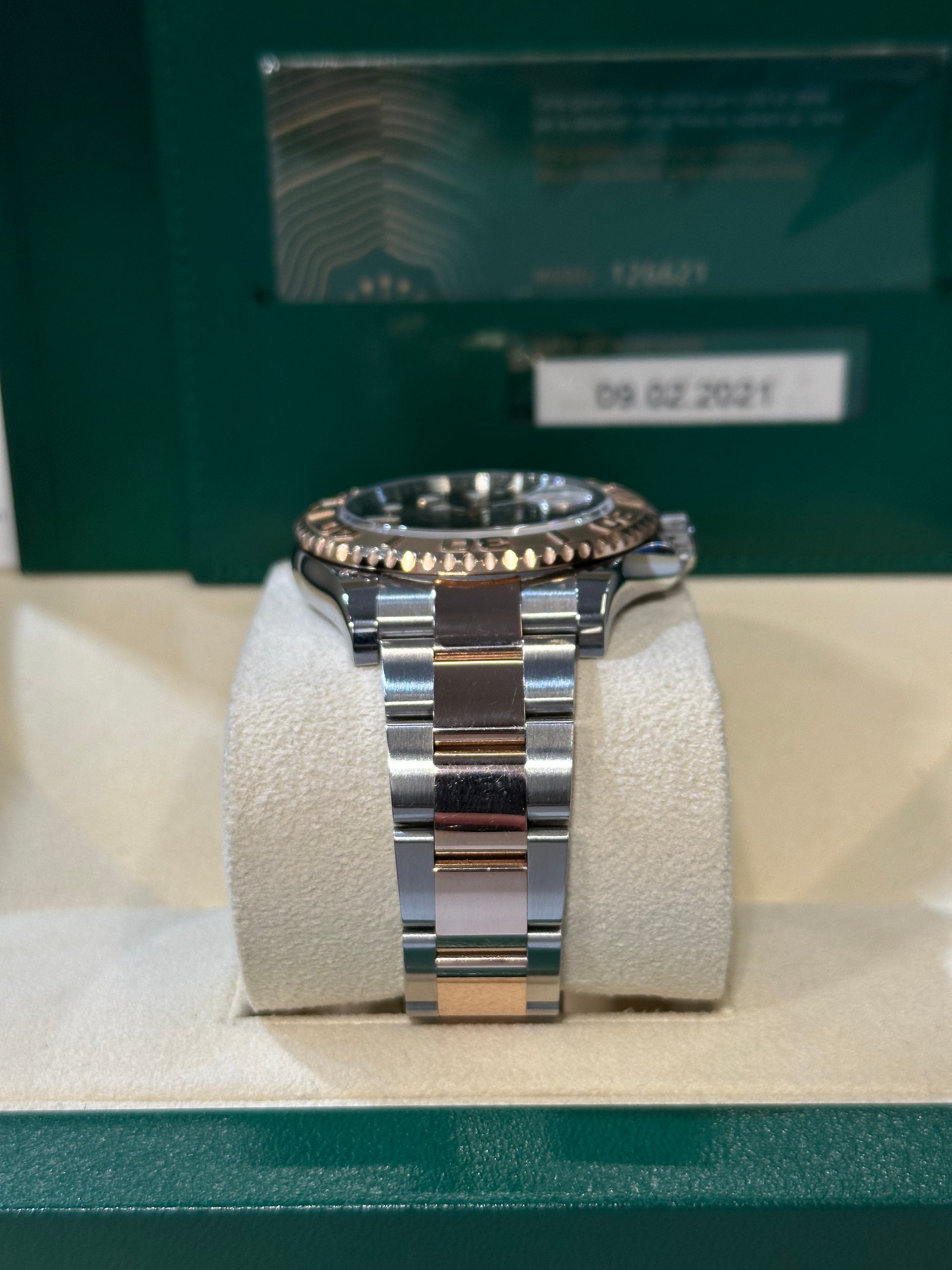 Rolex Yacht-Master chocolate acciaio e oro rosa 126621 FULL SET del 2021