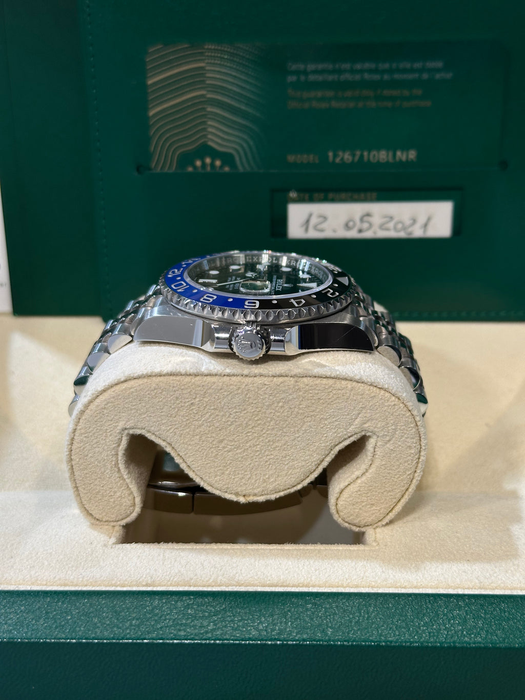 Rolex GMT-Master II 126710BLNR “Batman” – 2021 – Full Set – Mai Lucidato – Pari al Nuovo