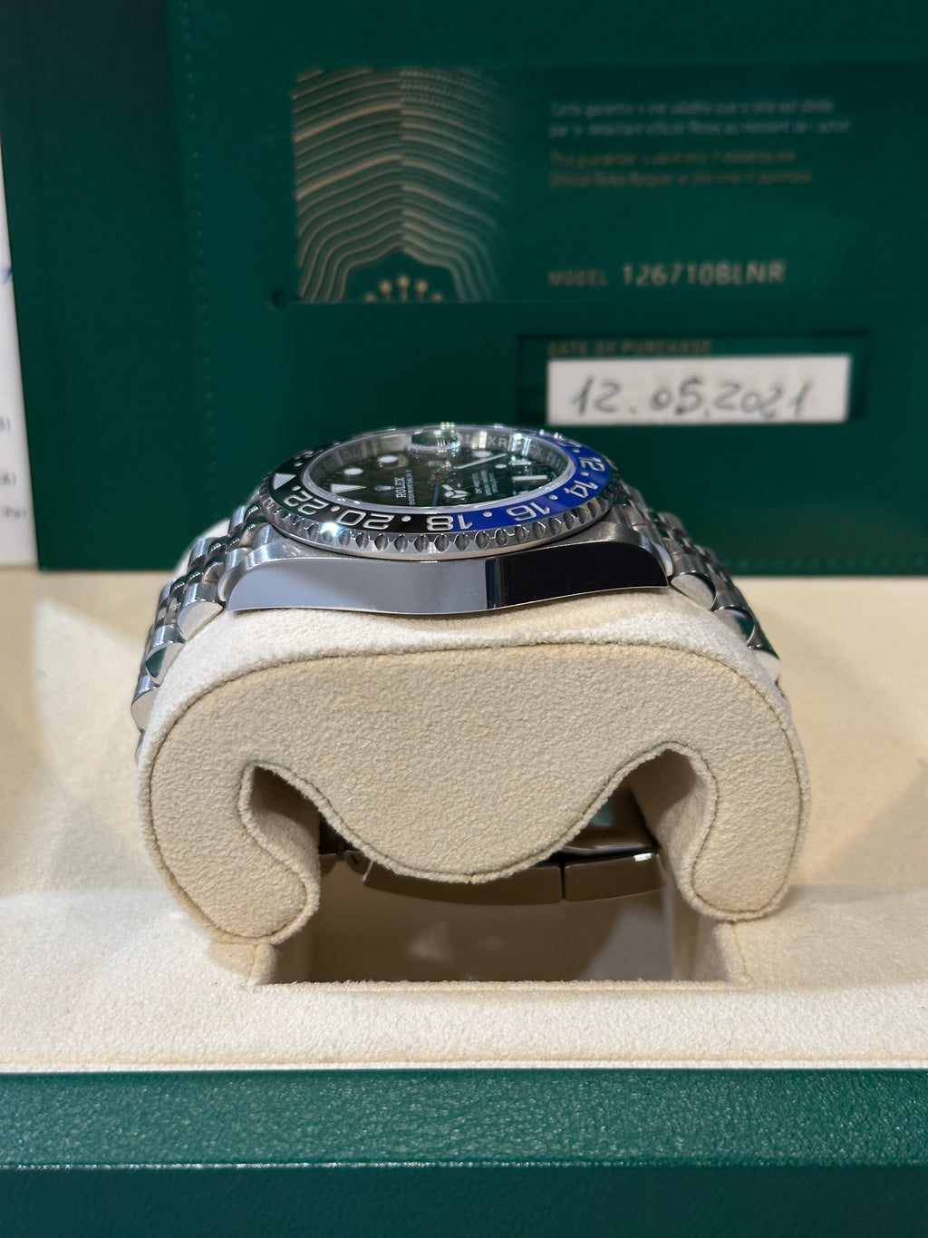 Rolex GMT-Master II 126710BLNR “Batman” – 2021 – Full Set – Mai Lucidato – Pari al Nuovo